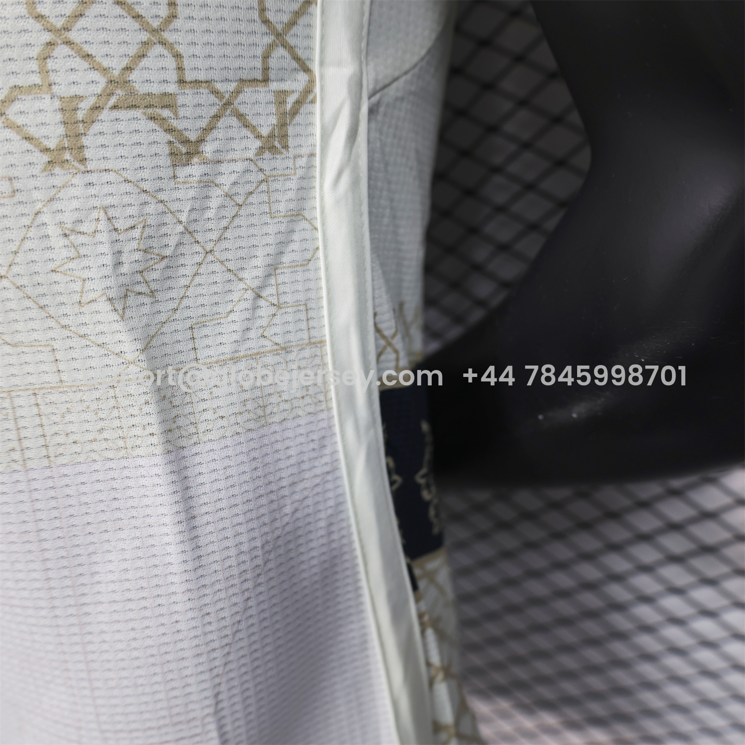 GlobeJersey-Algeria 25-26 Light Yellow with Black Classical Pattern Jersey - Player Version