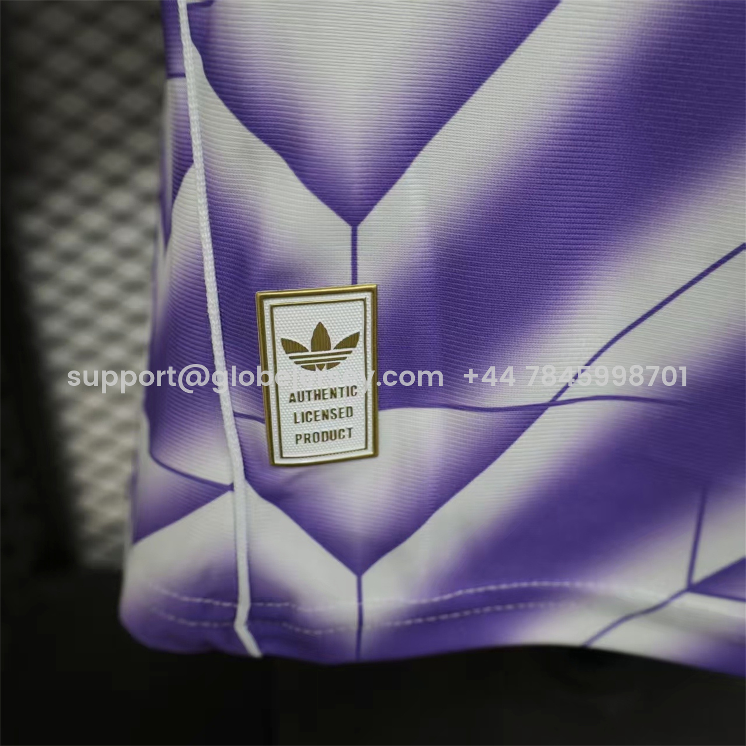 GlobeJersey-Real Madrid 25-26 Refracted Purple Light White Special Jersey - Player Version