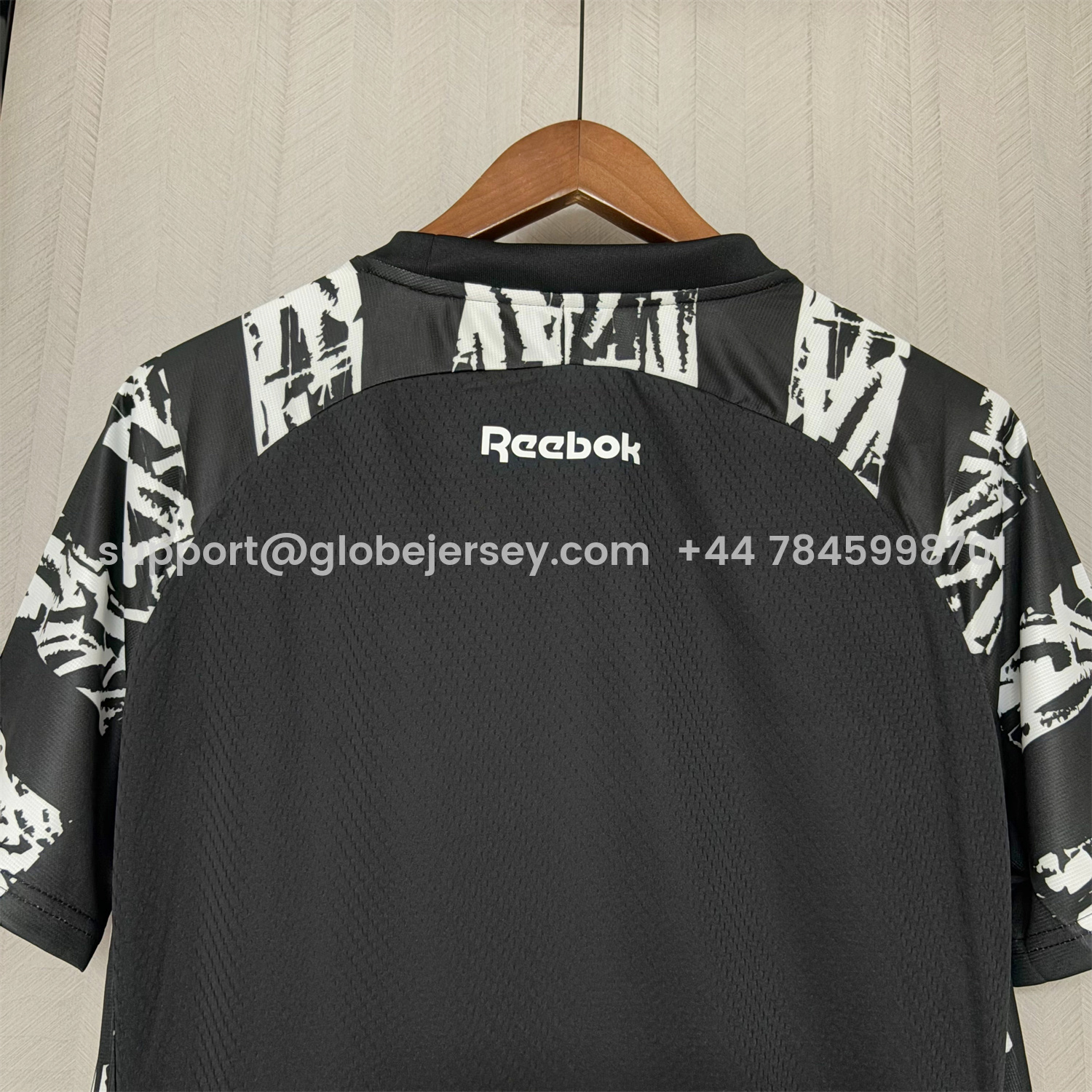 GlobeJersey-Botafogo 25-26 Black Pre-Match Jersey - Fans Version