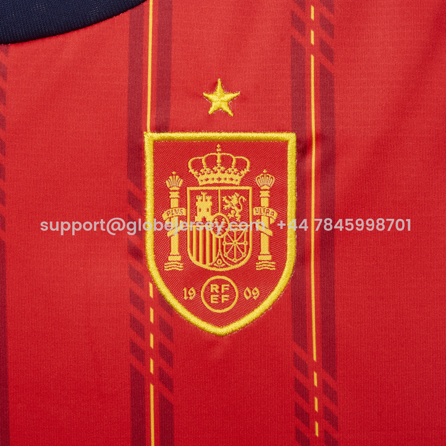 GlobeJersey-Women's Spain 2026 Home Cropped Jersey