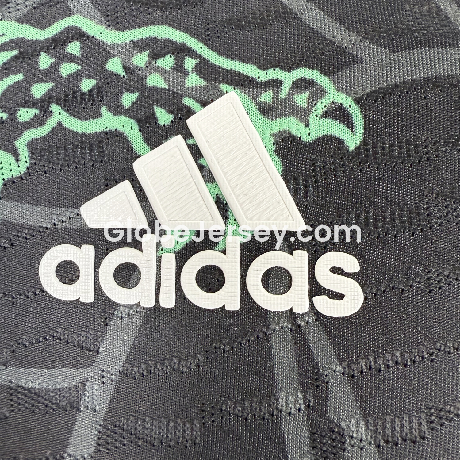 GlobeJersey-Real Madrid 25-26 Green Dragon Soars Black Jersey - Player Version