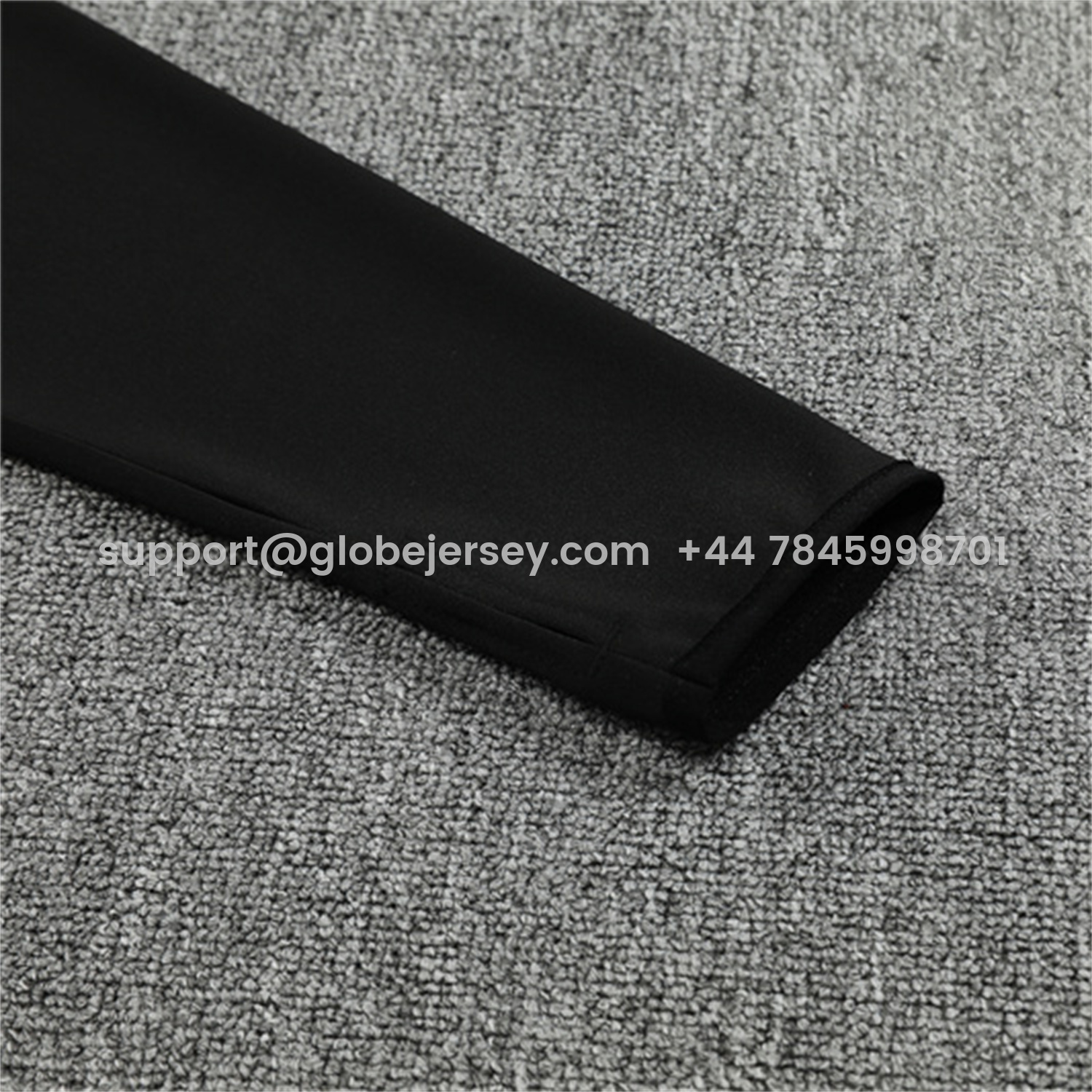 GlobeJersey-Real Madrid 25-26 Kids Long Sleeve Training Set - Player Version - Yellow Pattern Black Top and Black Pants