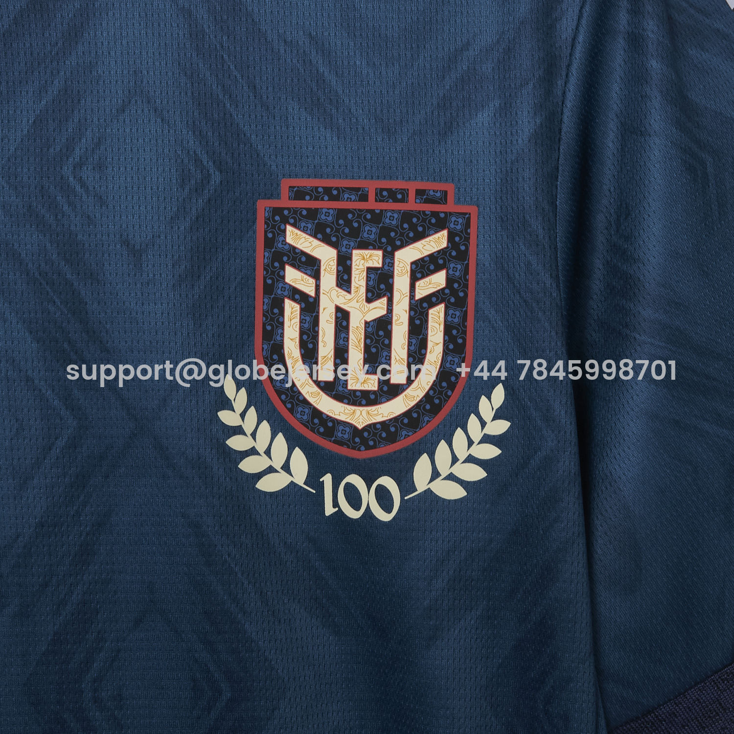 GlobeJersey-Ecuador 2025 Centenary Away Jersey - Fans Version
