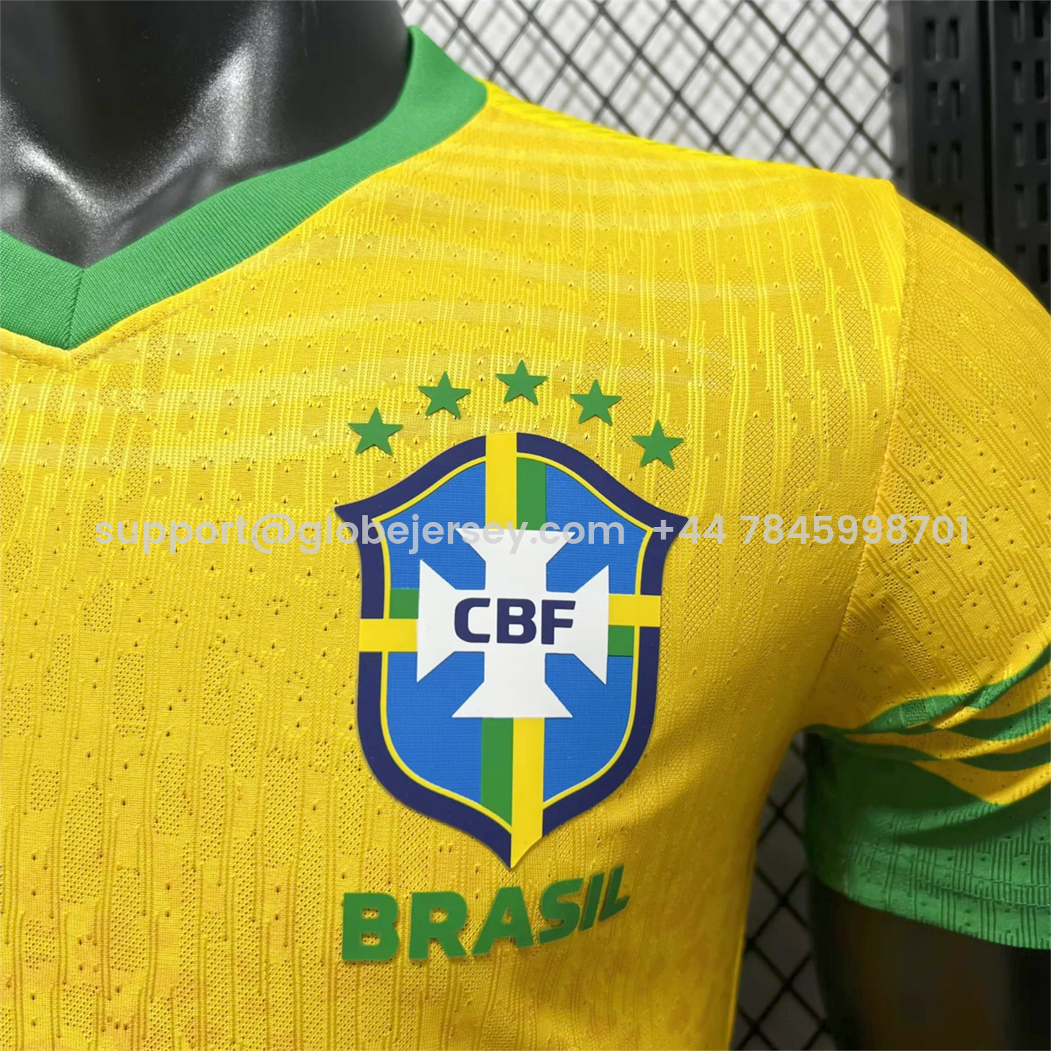 GlobeJersey-Brazil 2026 Yellow Colors Special Jersey - Player Version