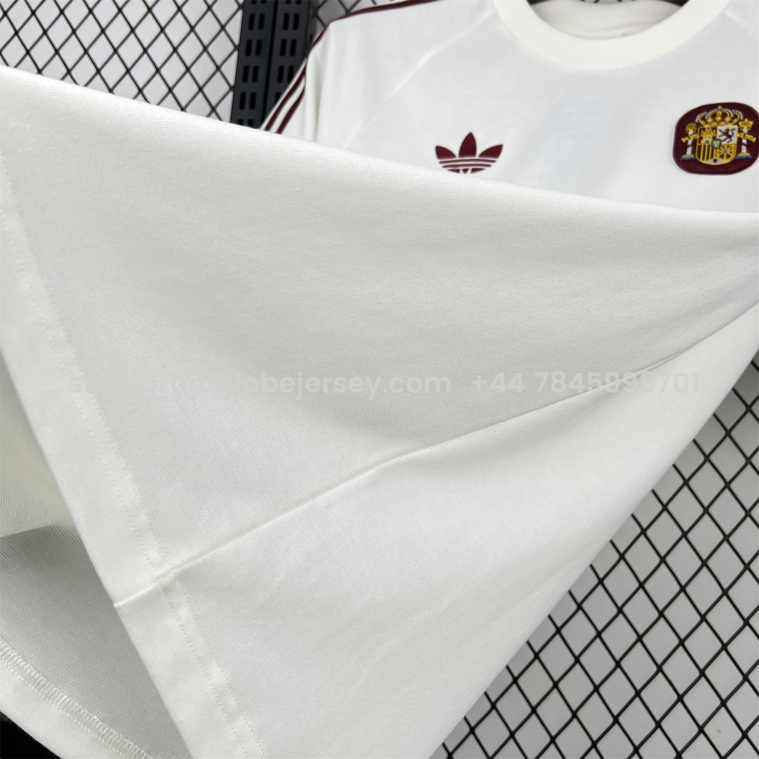GlobeJersey-Spain 2026 Travel White Jersey - Fans Version