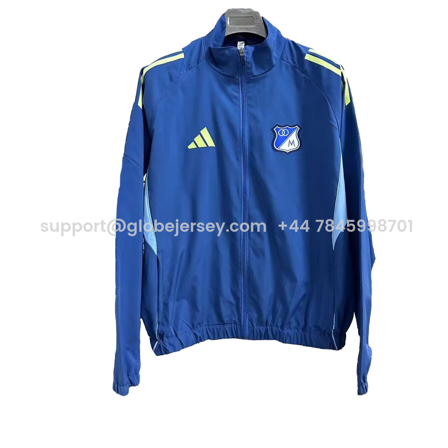 GlobeJersey-Millonarios 25-26 Windbreaker Jacket - Blue
