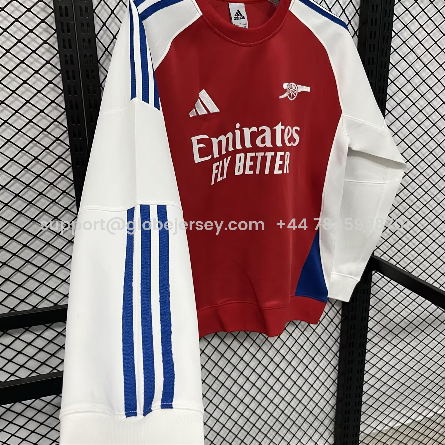 GlobeJersey-Arsenal 25-26 Home Red Unisex Pullover Hoodie