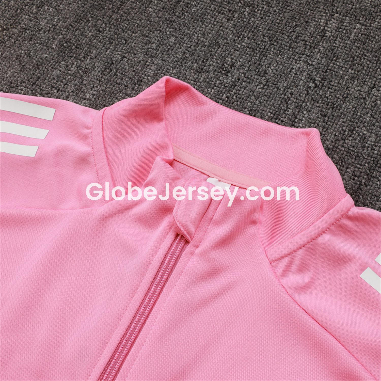 GlobeJersey-Kids INT M.A.M 25-26 Kids Jacket Training Tracksuit - Pink Top and Black Pants