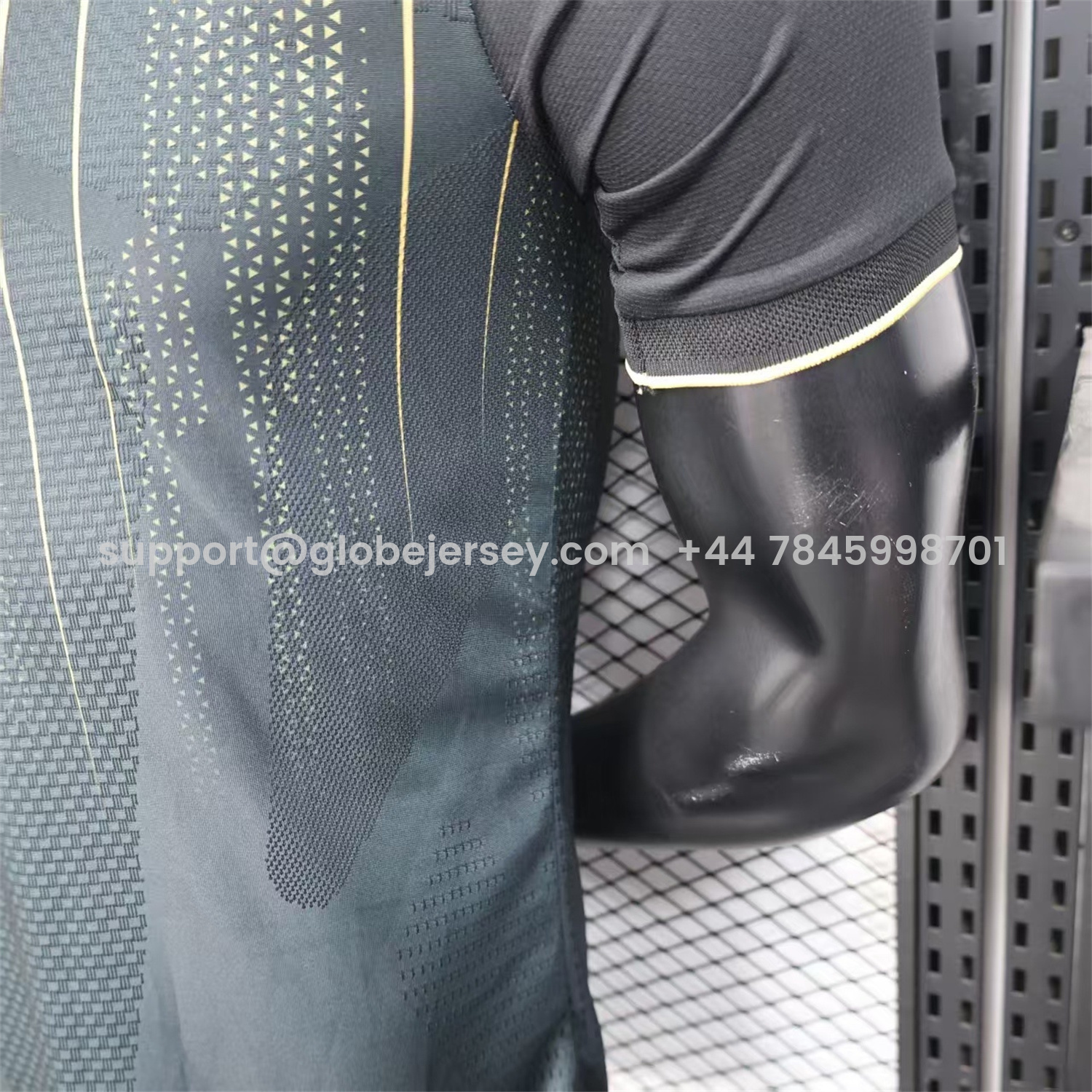 GlobeJersey-Algeria 2026 Black And Gold Special Jersey - Player Version