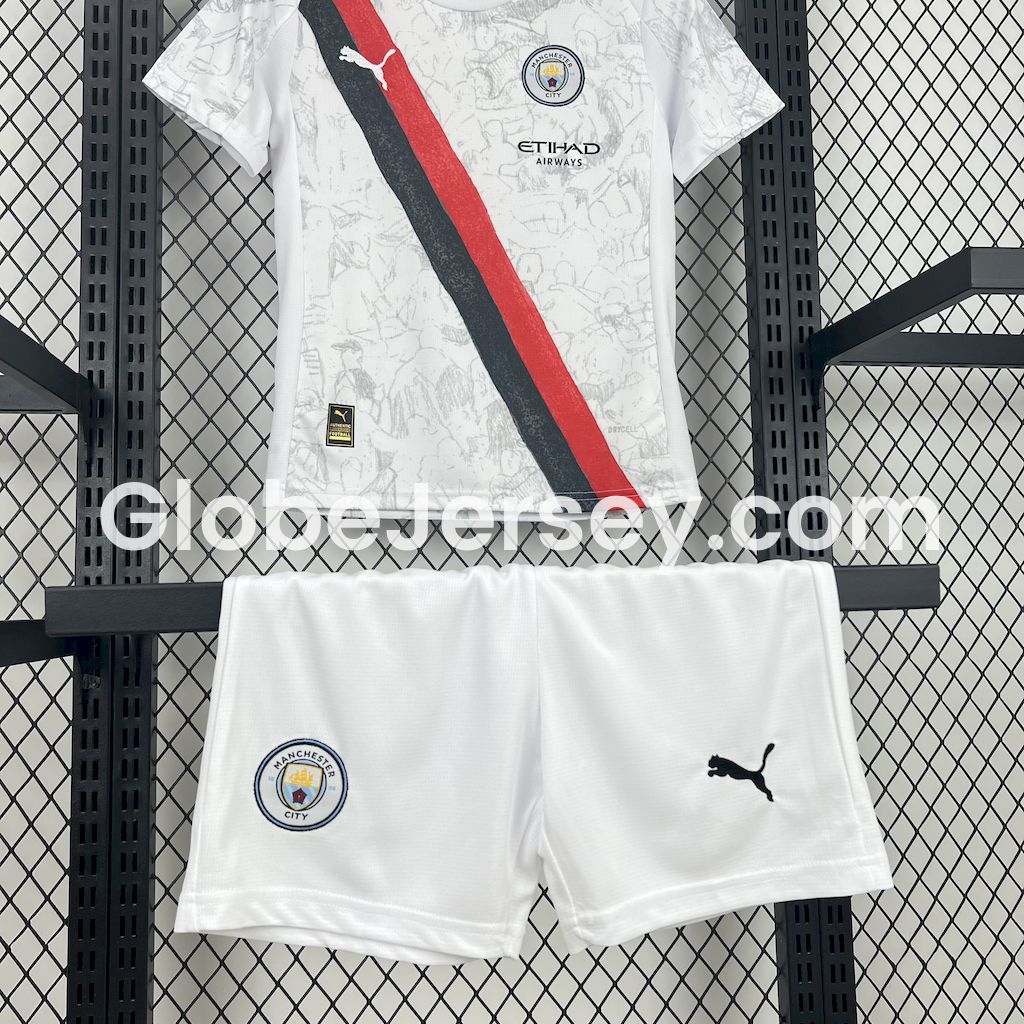 GlobeJersey-Manchester City 25-26 Away Kids Kit