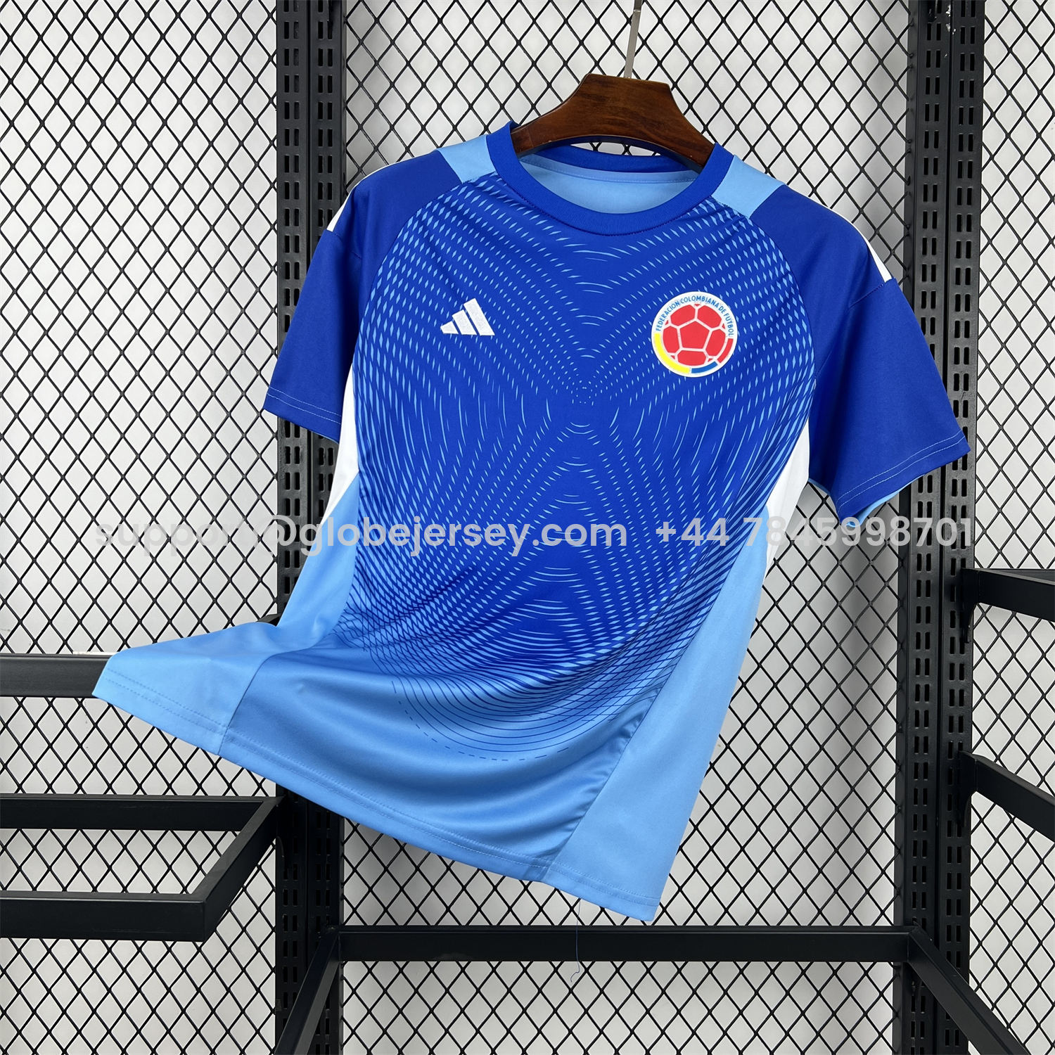 GlobeJersey-Colombia 2026 Blue Special Jersey - Fans Version