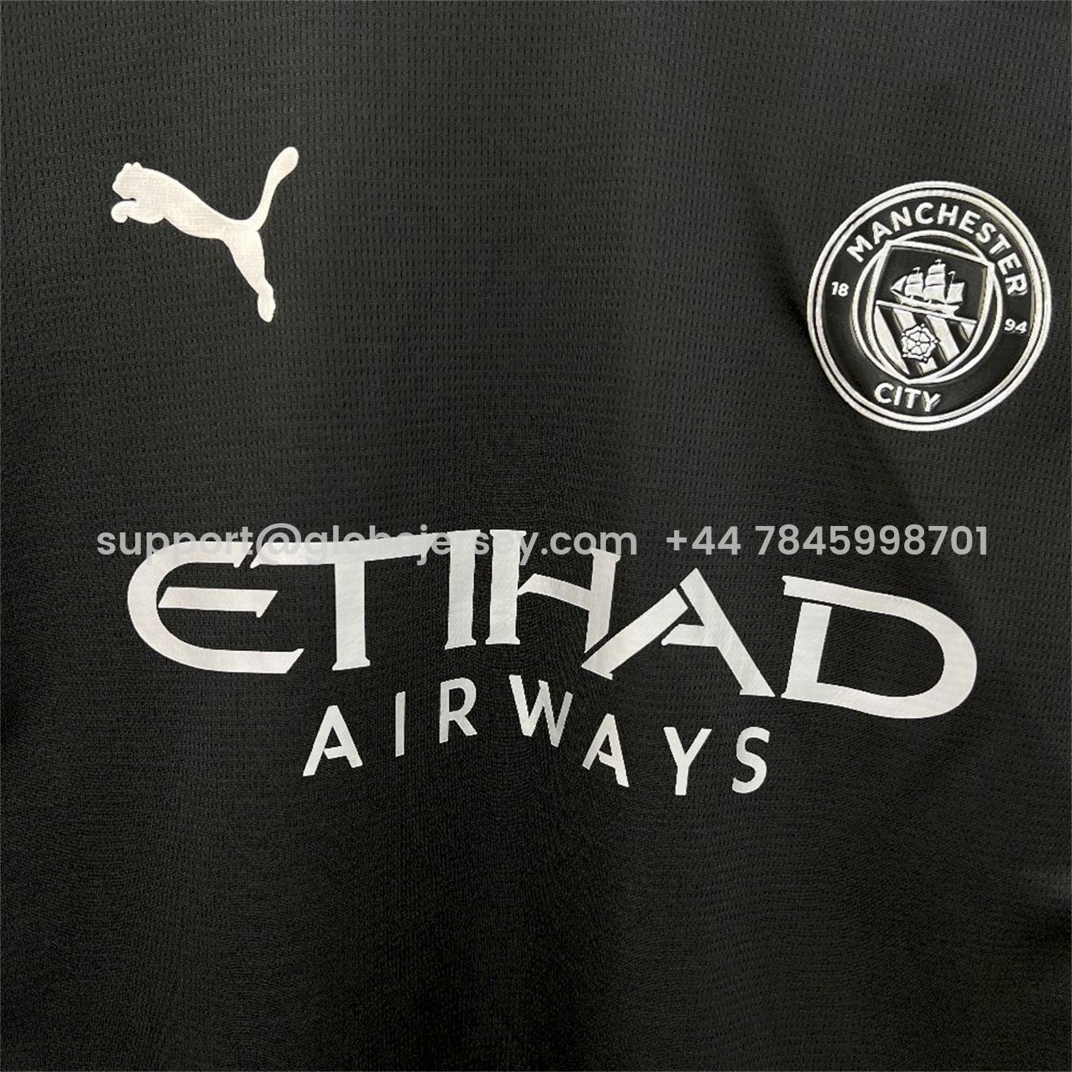GlobeJersey-Manchester City 25-26 Away Long Sleeves Black Jersey - Fans Version
