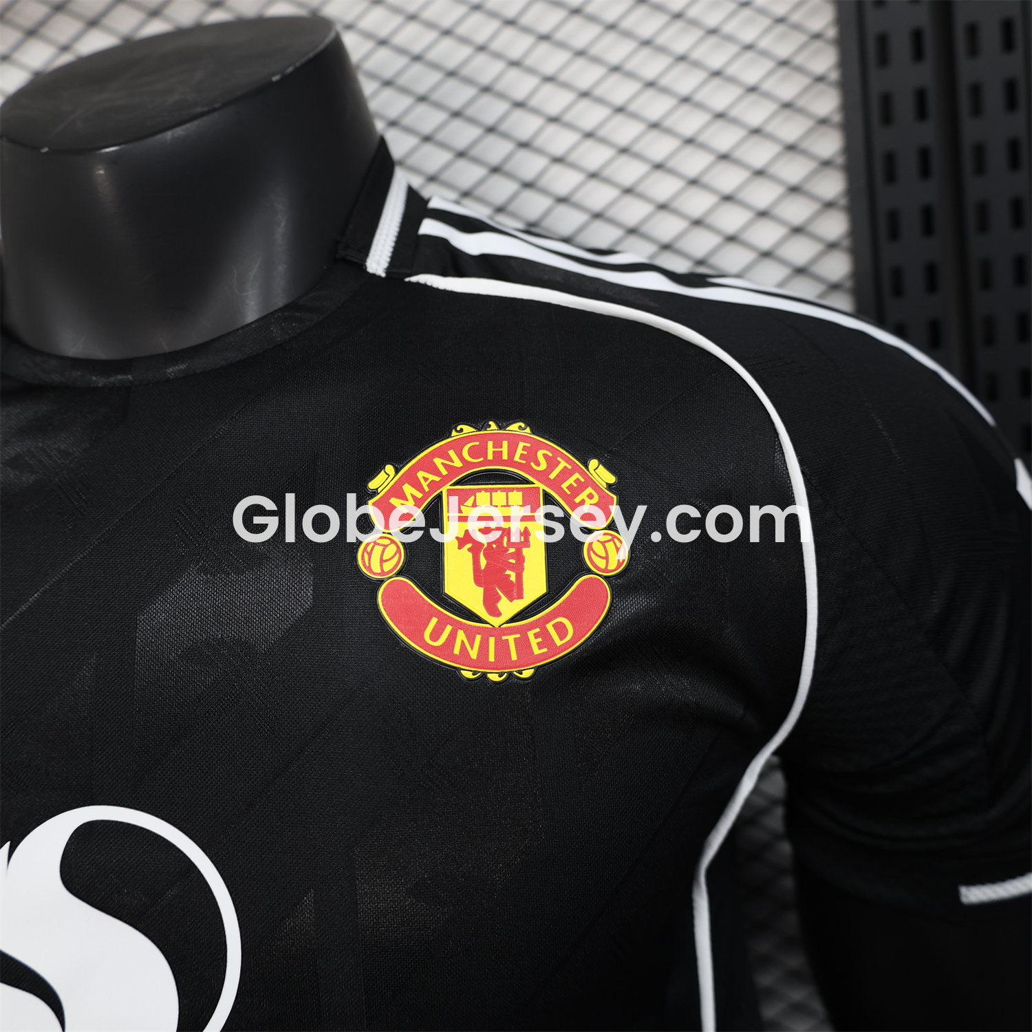 GlobeJersey-Manchester United 25-26 Black Training Jersey - Player Version