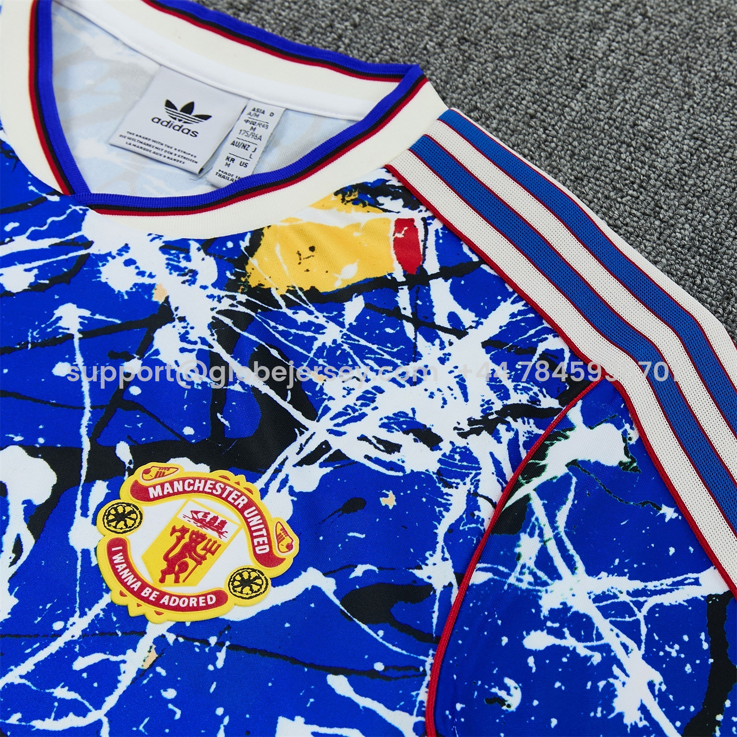 GlobeJersey-Manchester United 26-27 Retro Style Short-Sleeve Training Set - Colors Top & Colors Pants