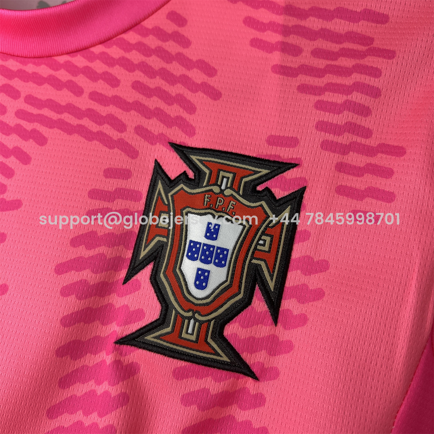 GlobeJersey-Portugal 2026 Pink Special Jersey - Fans Version