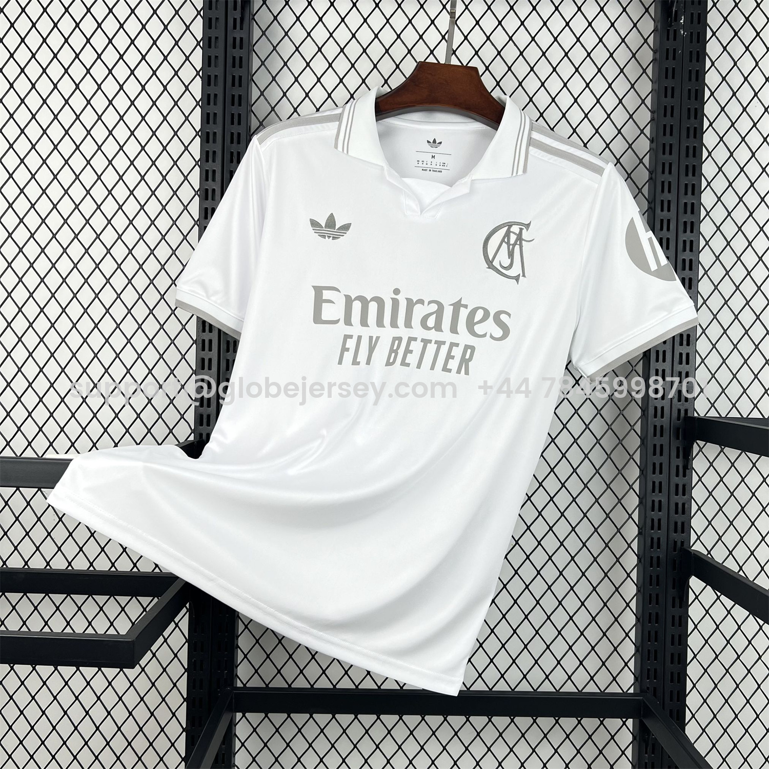 GlobeJersey-Real Madrid 26-27 White With Grey Accents Special Edition Jersey - Fans Version