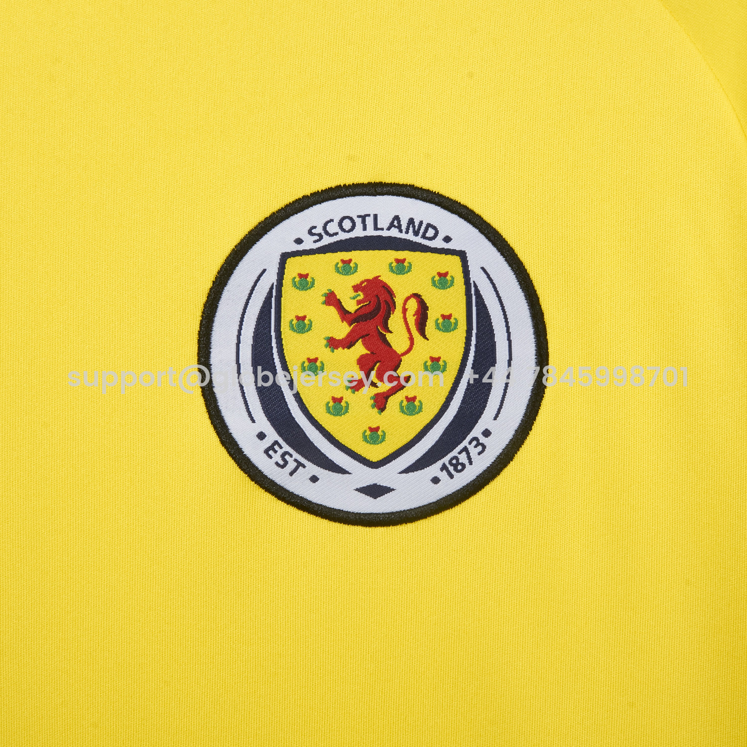 GlobeJersey-S-c-o.t l.a-n.d 2026 Yellow Goalkeeper Jersey - Fans Version