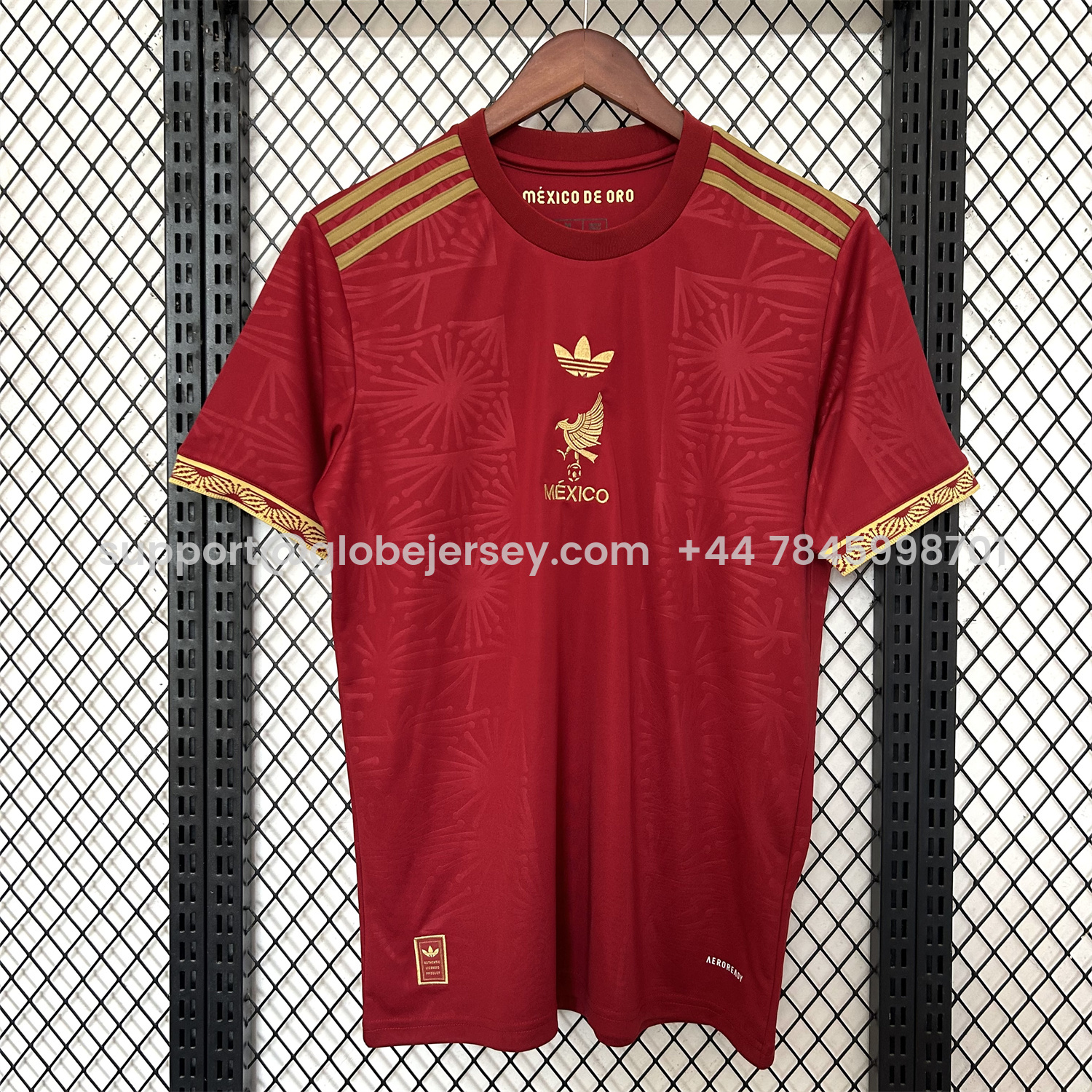 GlobeJersey-Mexico 2025 Gold Cup Red Special Edition Jersey - Fans Version