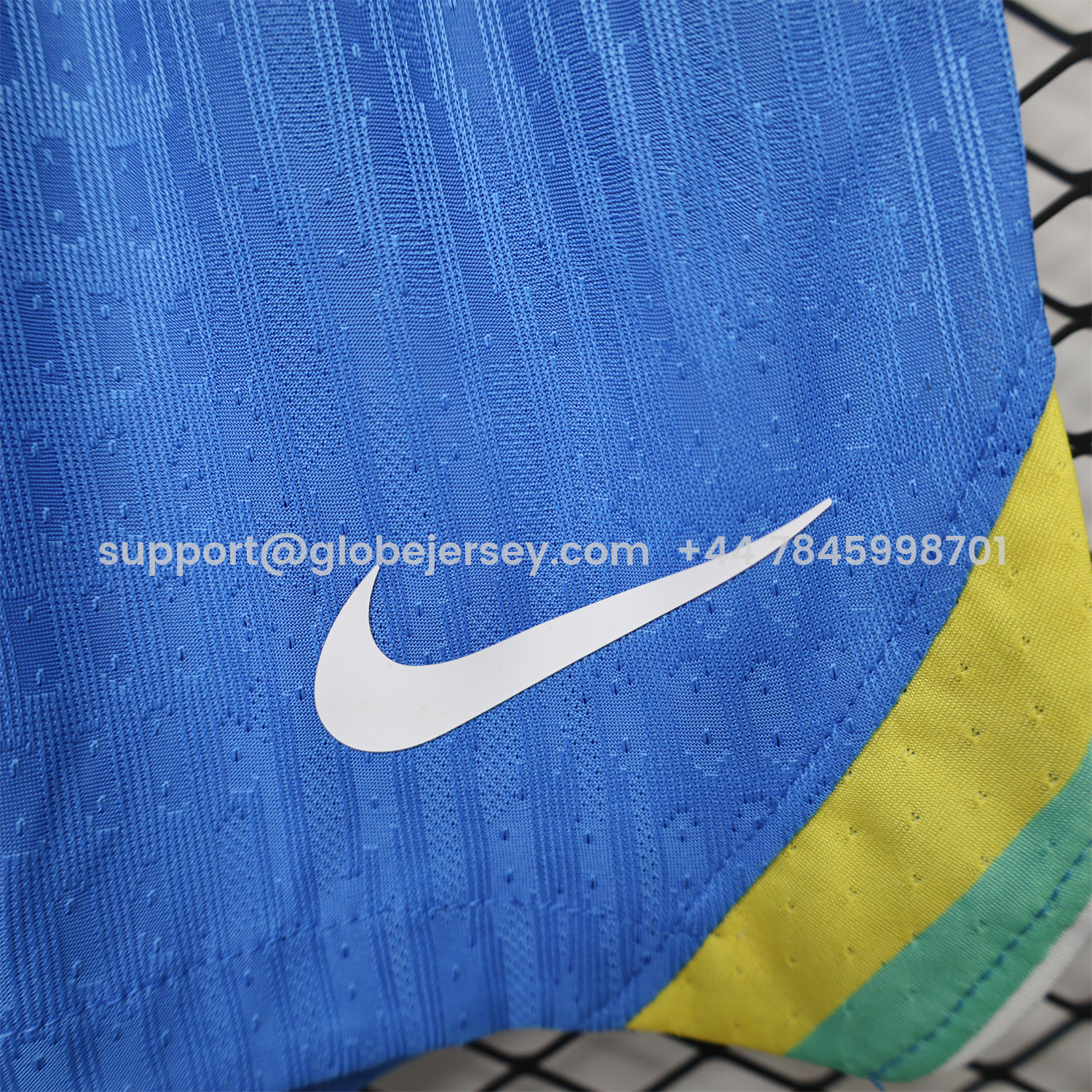 GlobeJersey-Brazil 2026 Home Blue Shorts - Player Version