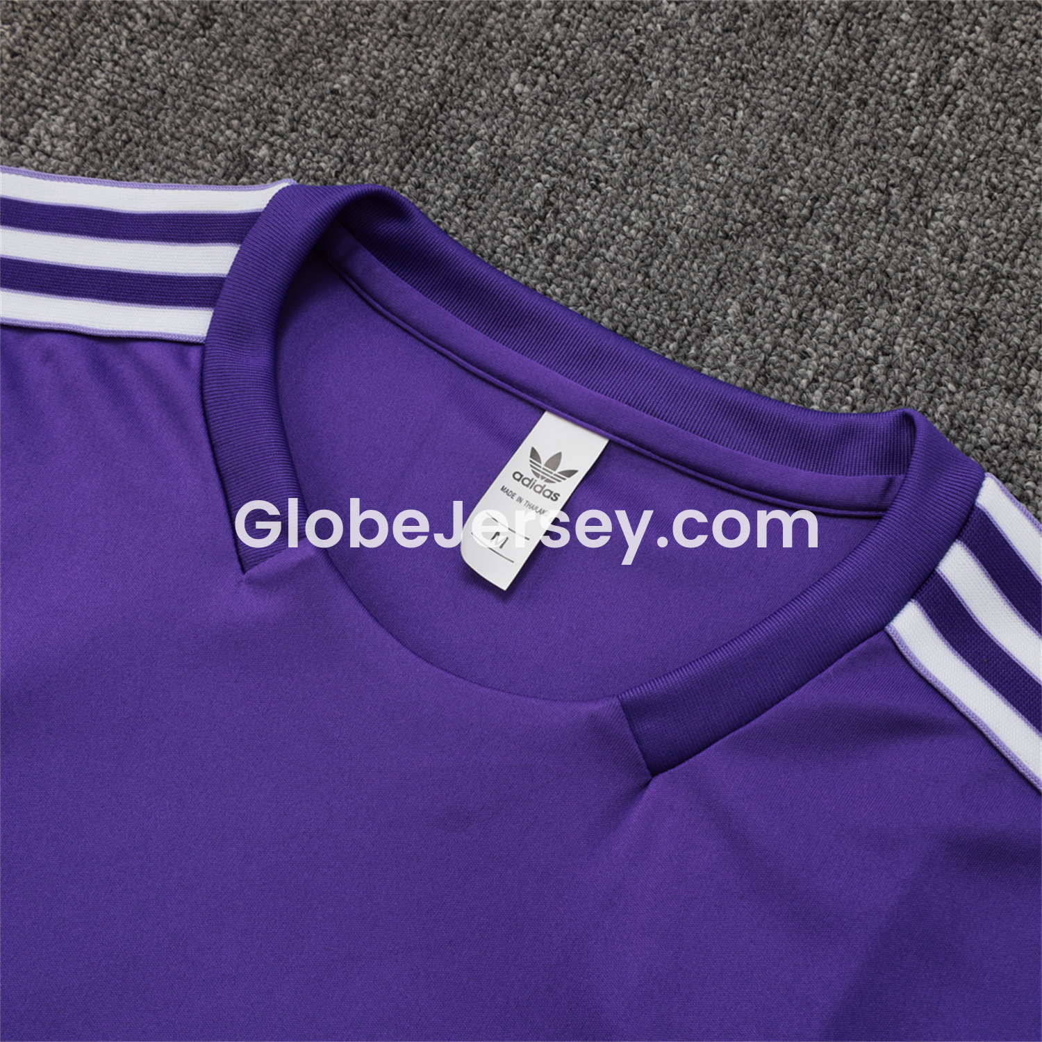 GlobeJersey-Real Madrid 25-26 Throwback Trefoil Vest Training Set - Purple
