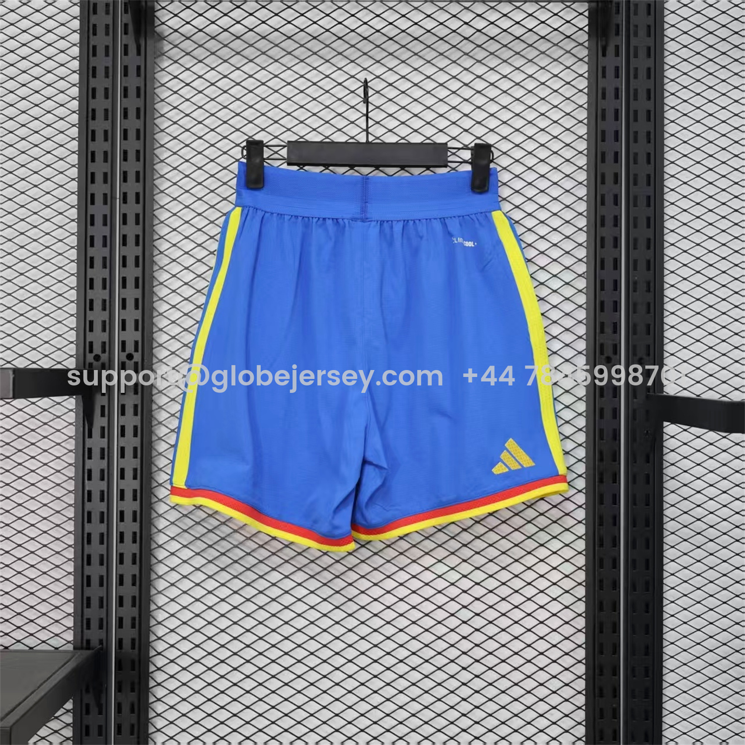 GlobeJersey-Colombia 2026 Blue Shorts - Player Version
