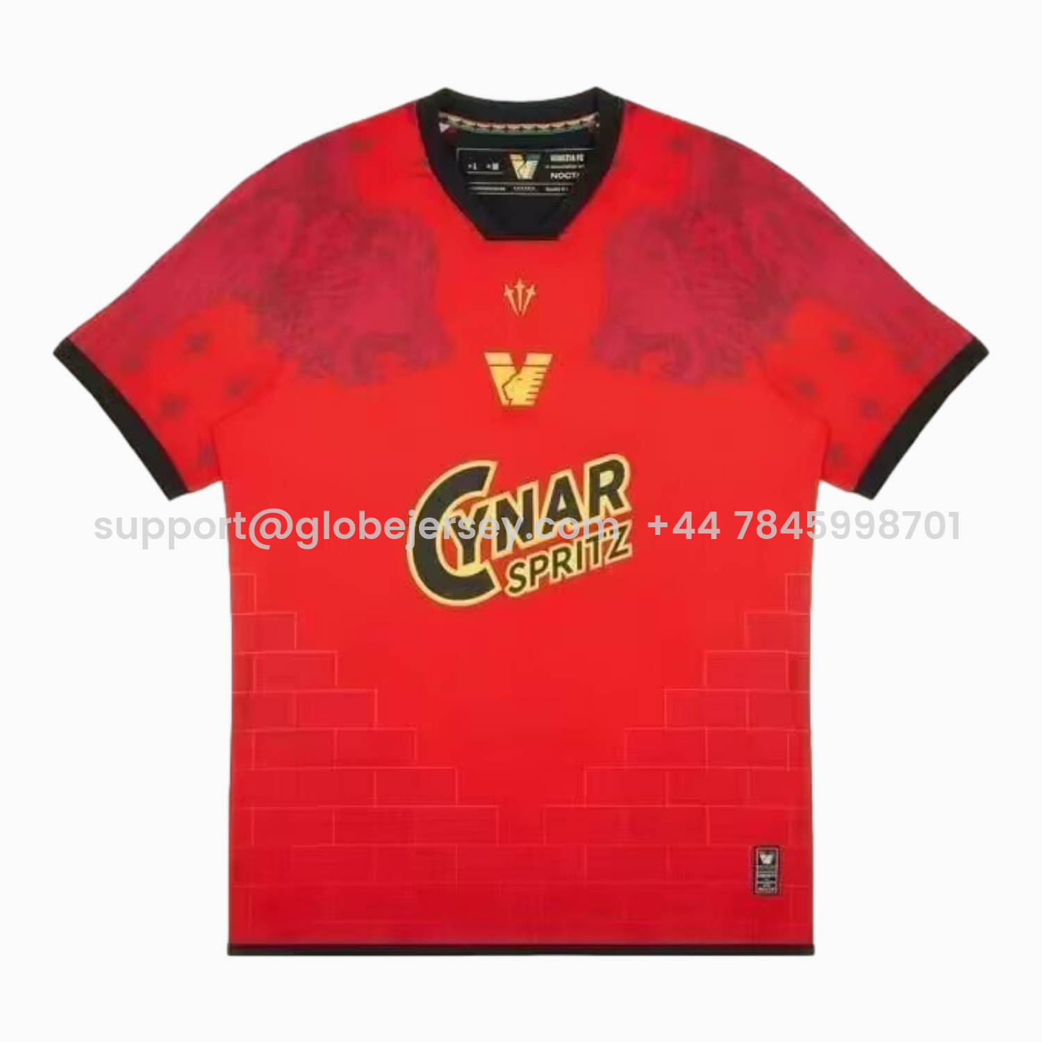 GlobeJersey-Venezia FC 25-26 Fourth Red Jersey - Fans Version