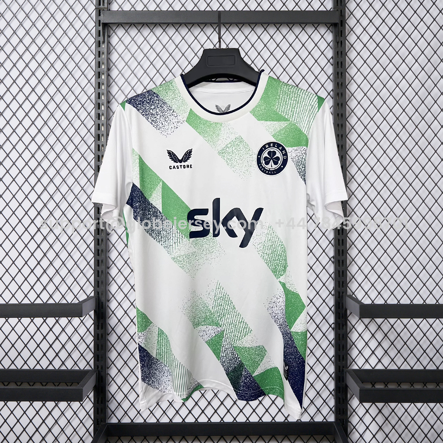 GlobeJersey-Ireland 2026 Away Jersey - Fans Version