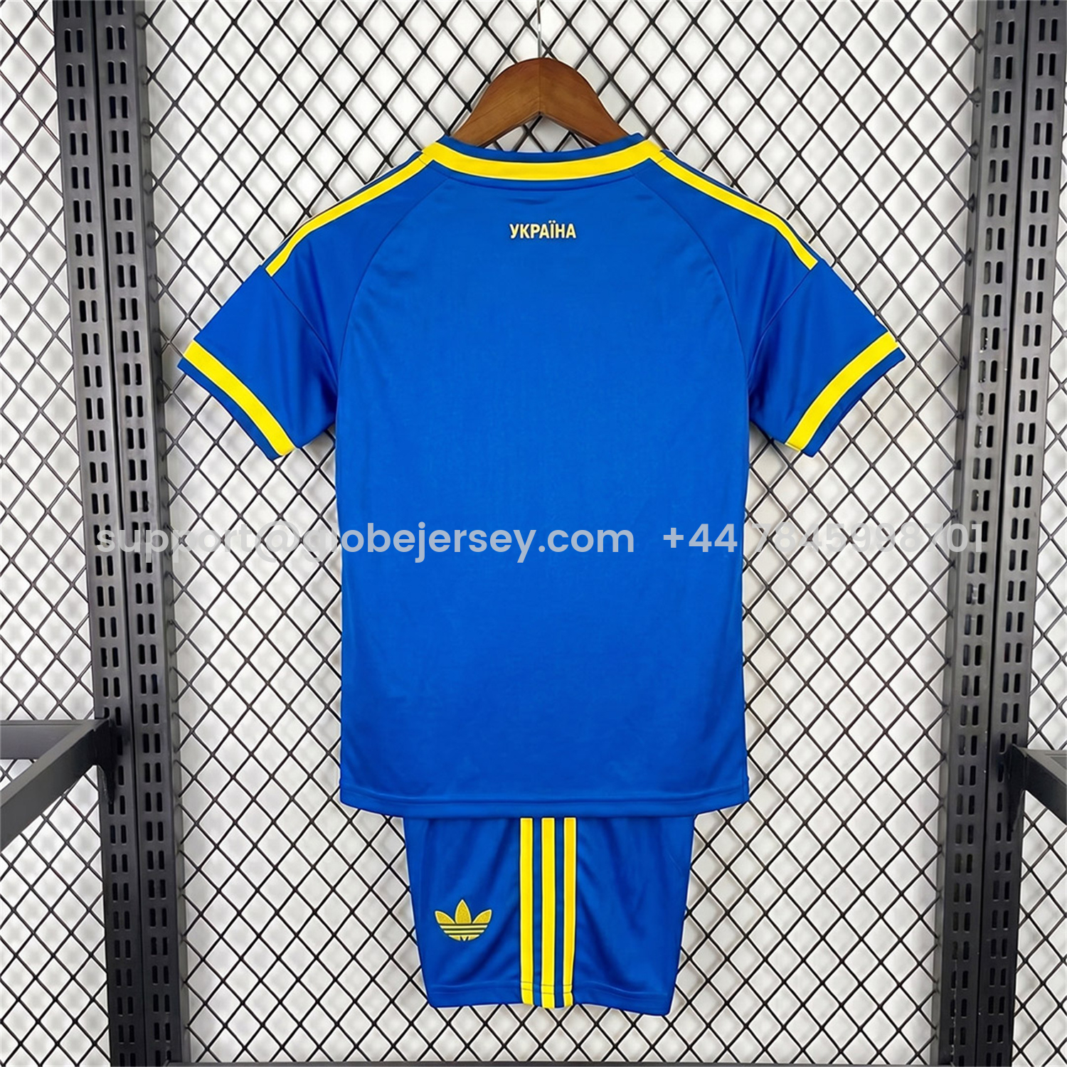 GlobeJersey-Ukraine 2026 Away Kids Kit