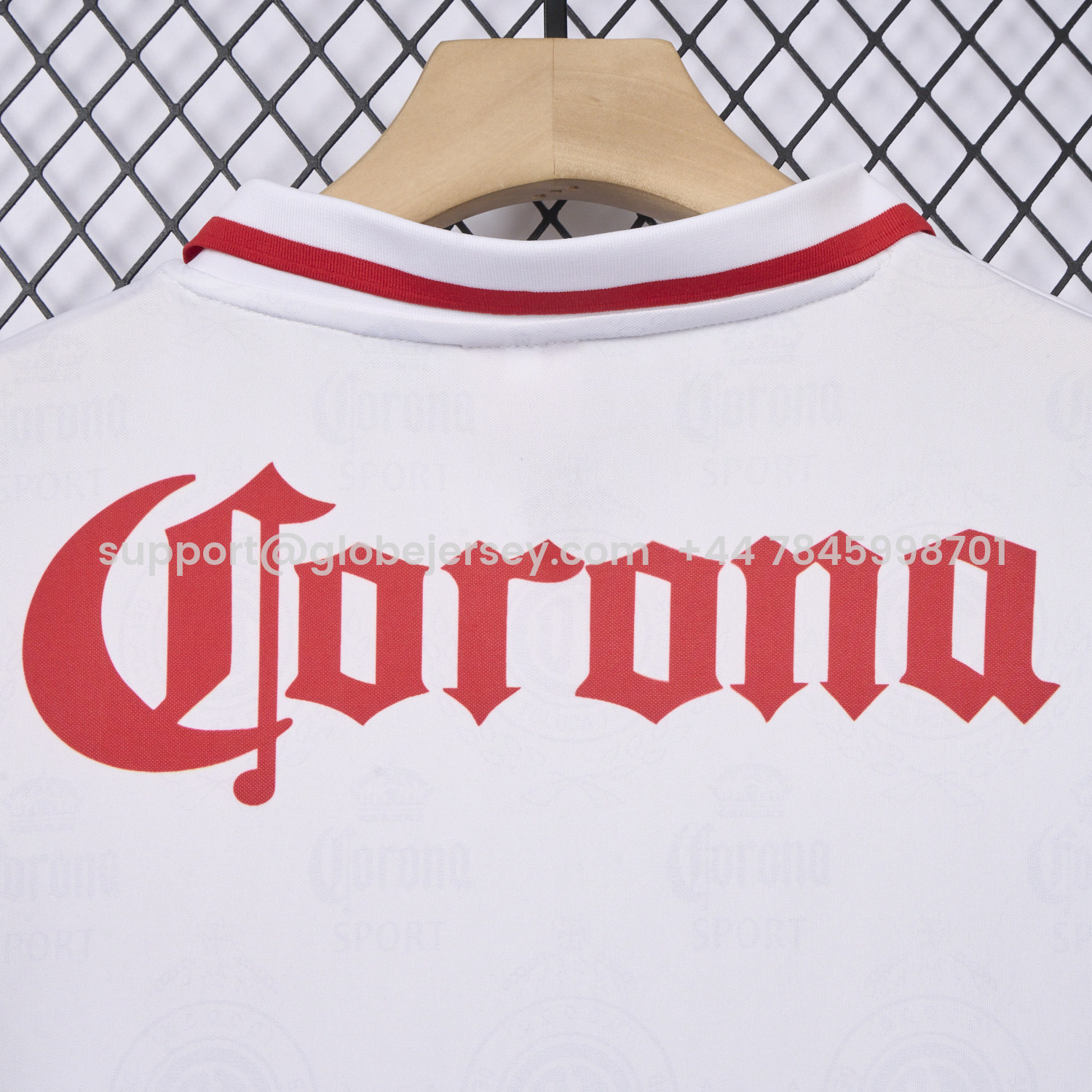 GlobeJersey-Retro Toluca 1997-98 Away White Jersey
