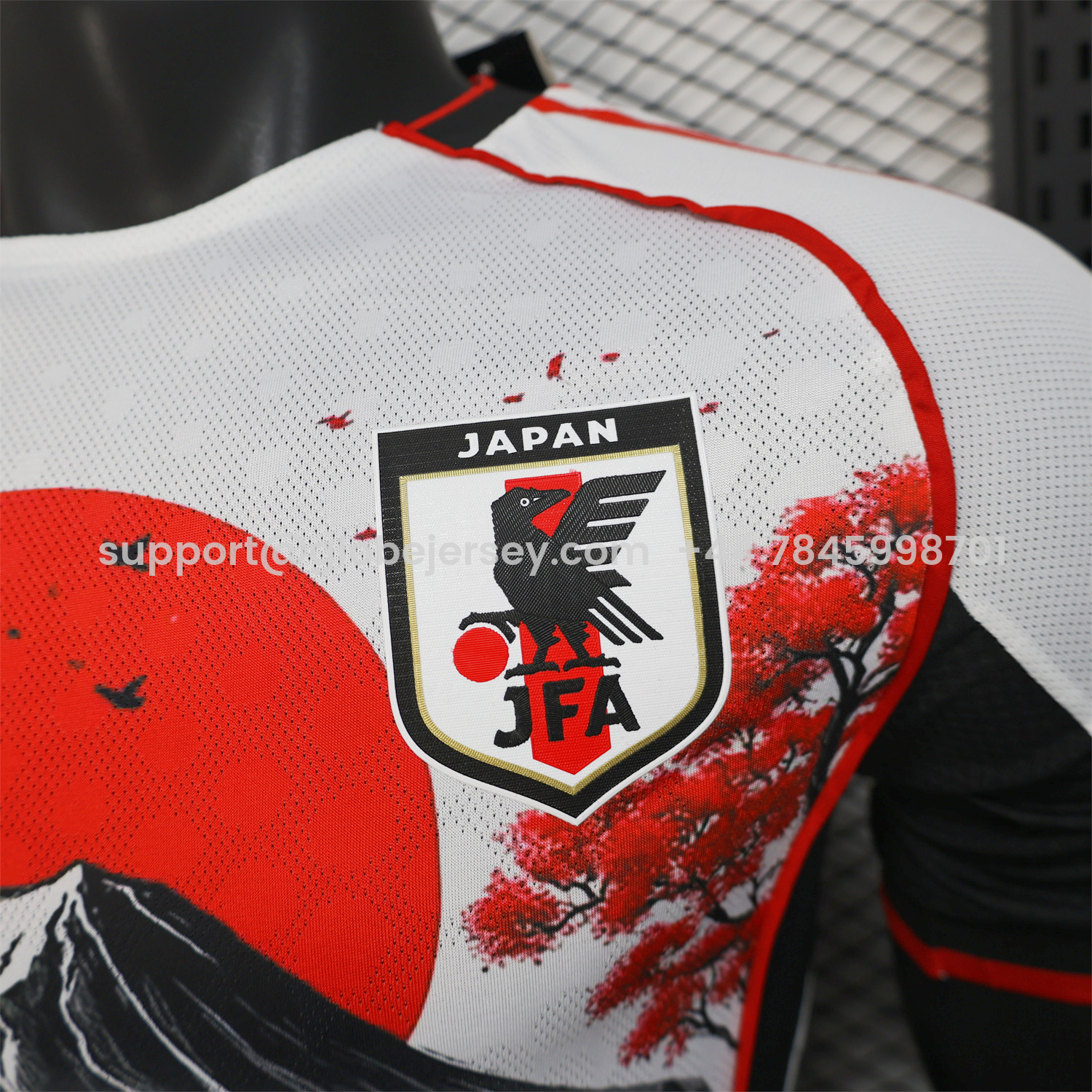 GlobeJersey-Japan 25-26 Red Maple Mount Fuji Special Edition Jersey - Player Version