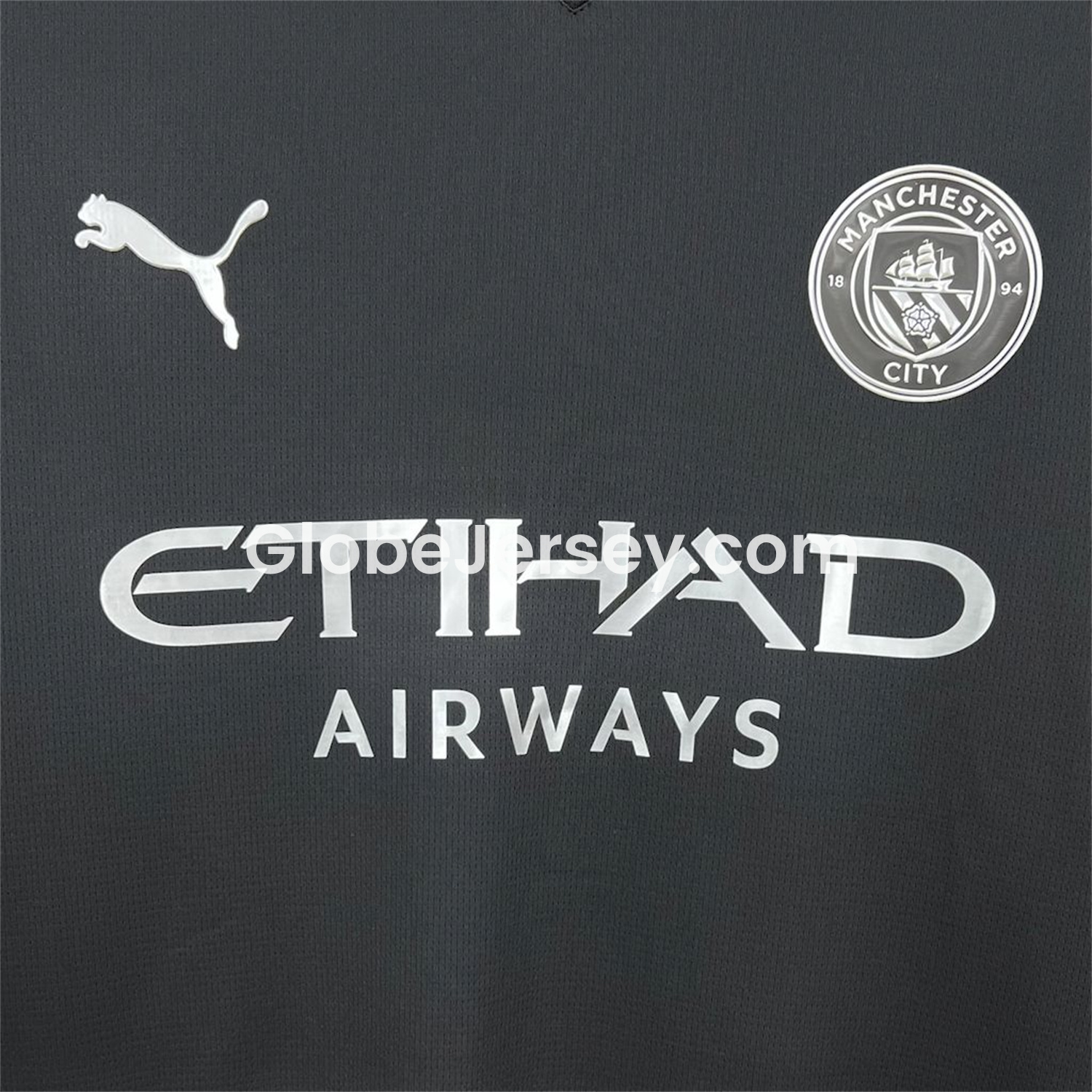 GlobeJersey-Manchester City 25-26 Away Black Jersey - Fans Version