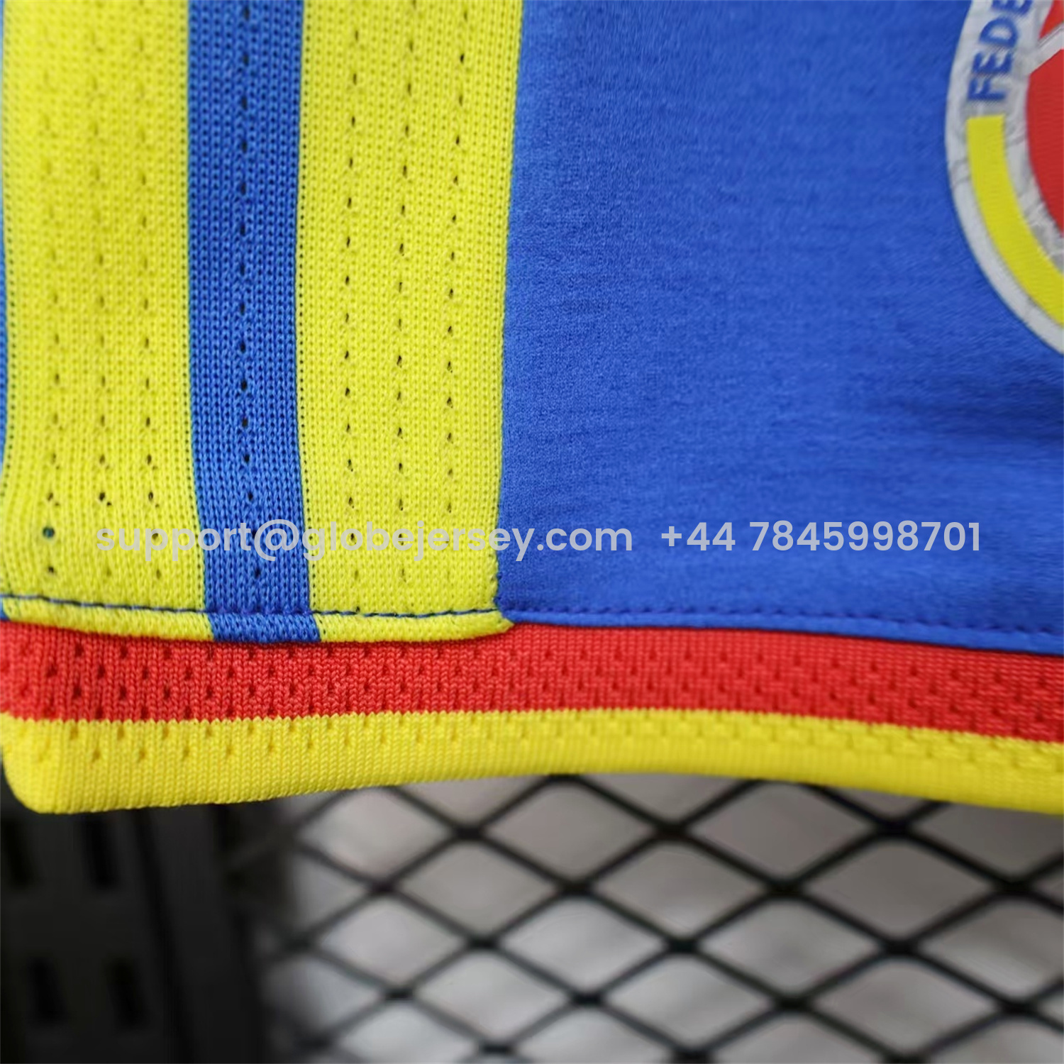 GlobeJersey-Colombia 2026 Blue Shorts - Player Version