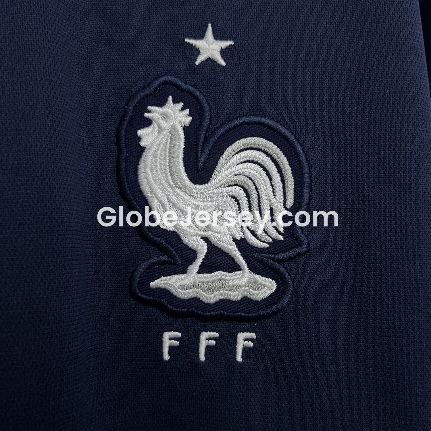 GlobeJersey-Retro France 2014 Home Long Sleeves Jersey