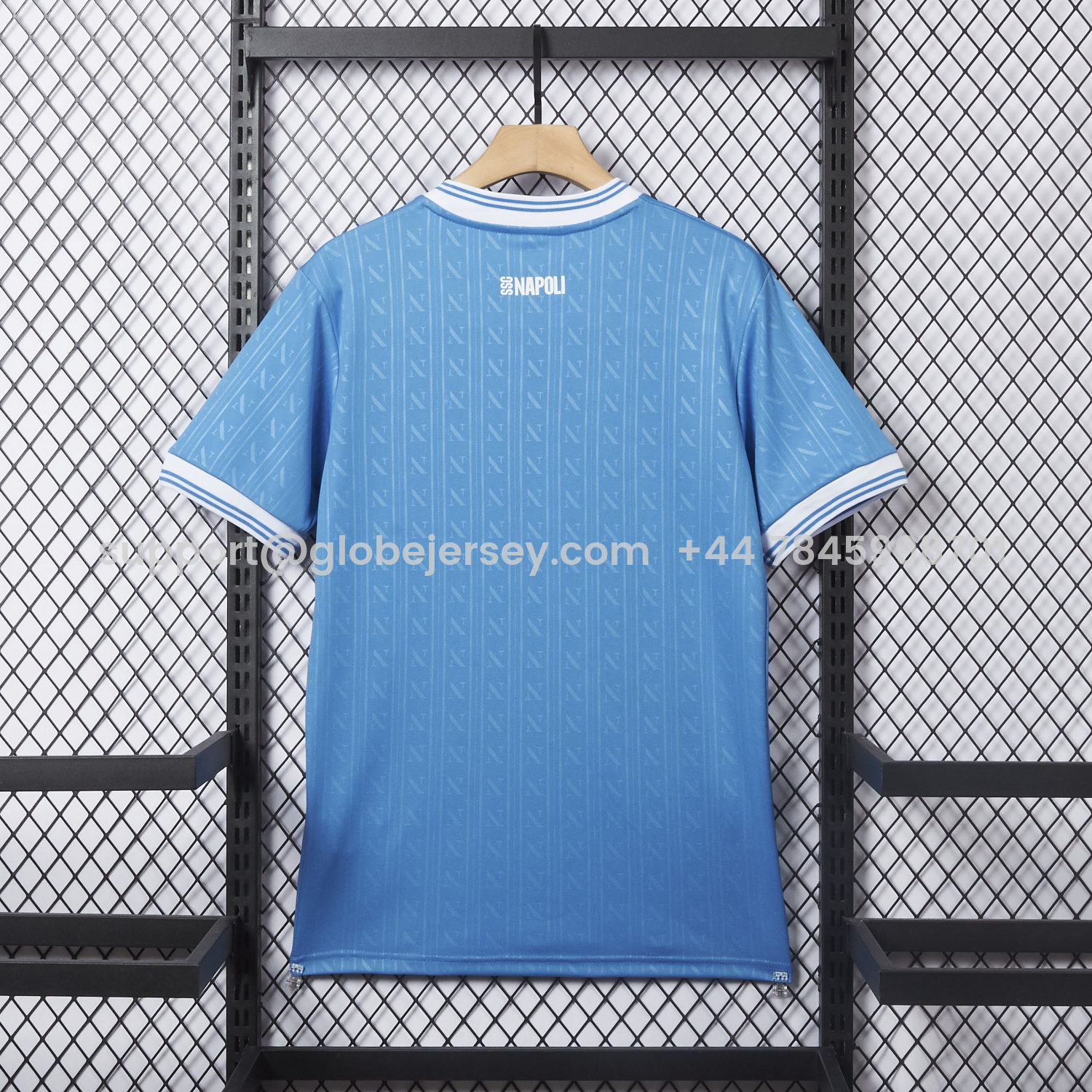 GlobeJersey-Napoli 25-26 European Home Blue Jersey - Fans Version