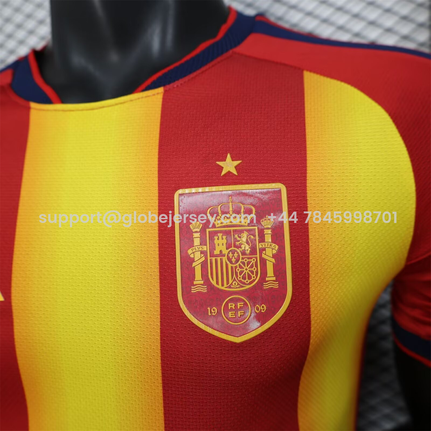GlobeJersey-Spain 2026 Red And Yellow Stripes Special Jersey - Player Version