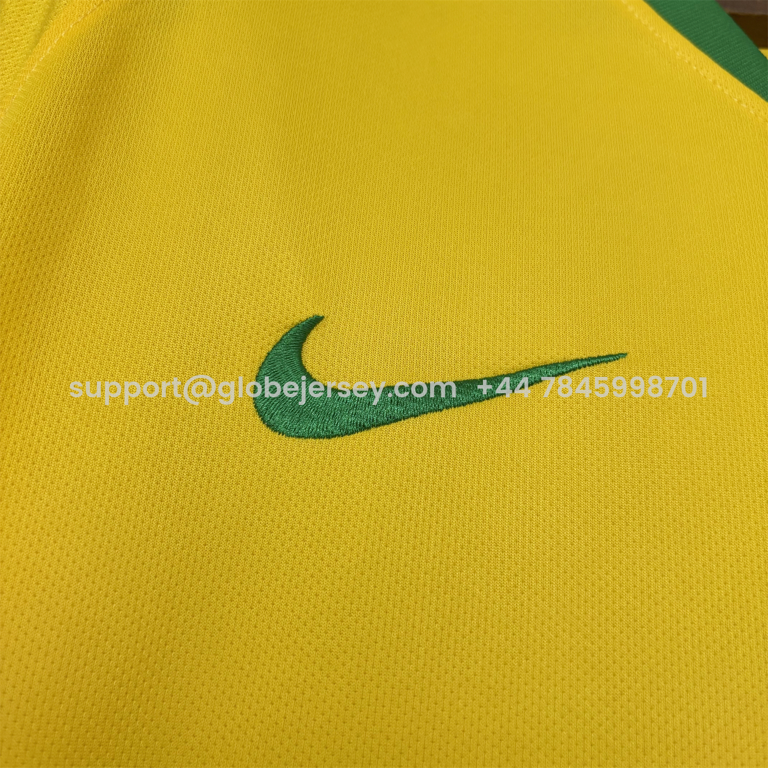 GlobeJersey-Retro Brazil 2018 Home Jersey