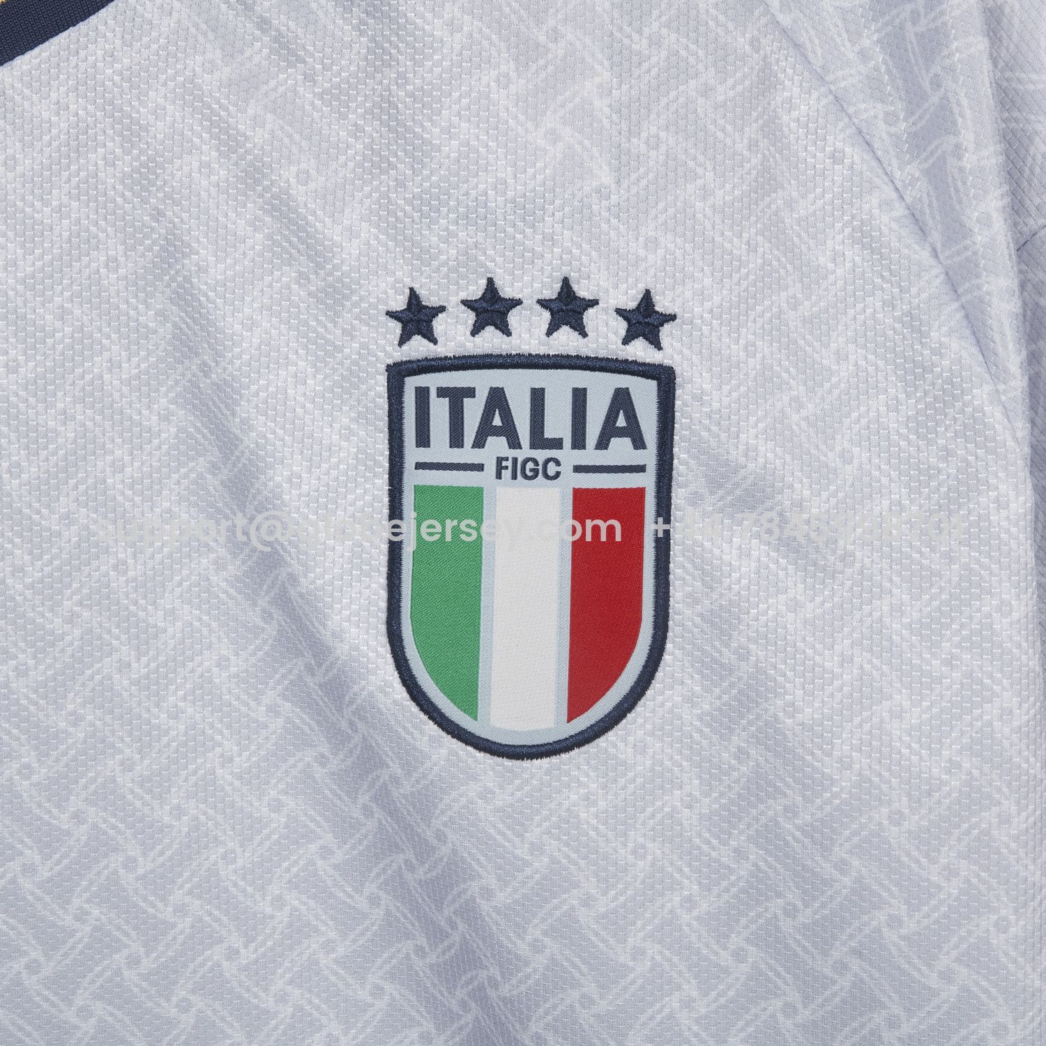 GlobeJersey-Italy 2026 Away Grey Jersey - Fans Version
