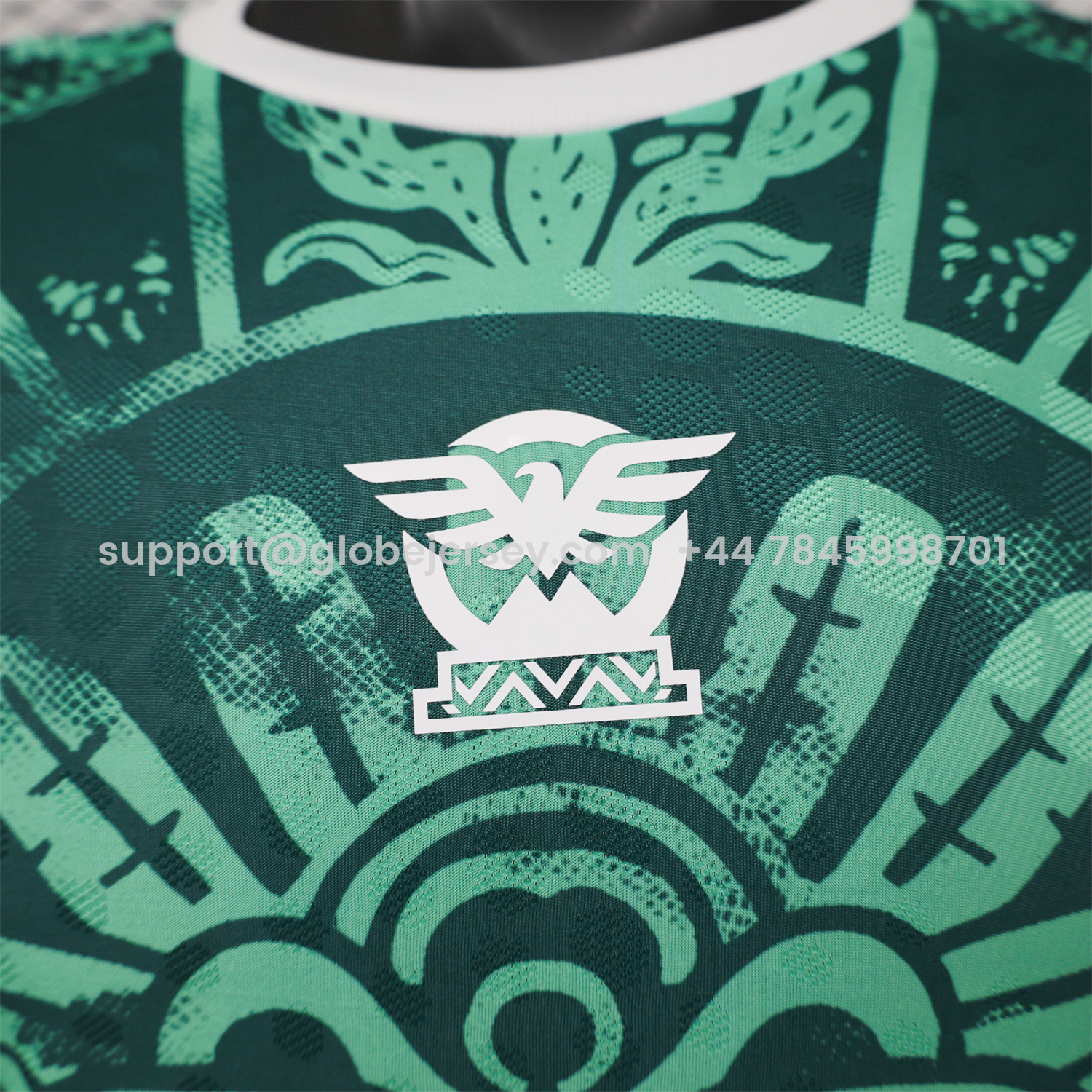 GlobeJersey-Mexico 2026 Green Totem Special Jersey - Player Version