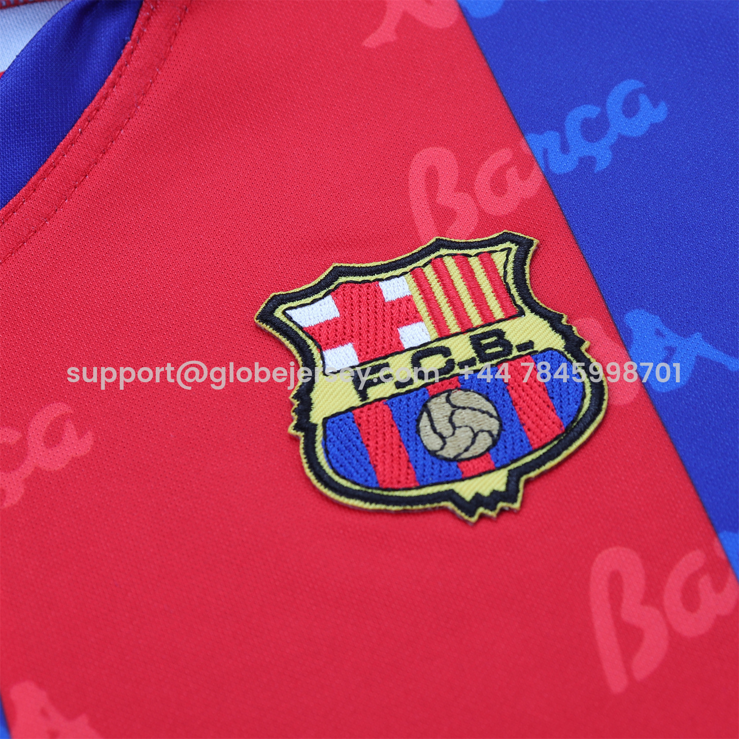 GlobeJersey-Retro Barcelona 1992-95 Home Kids Kit