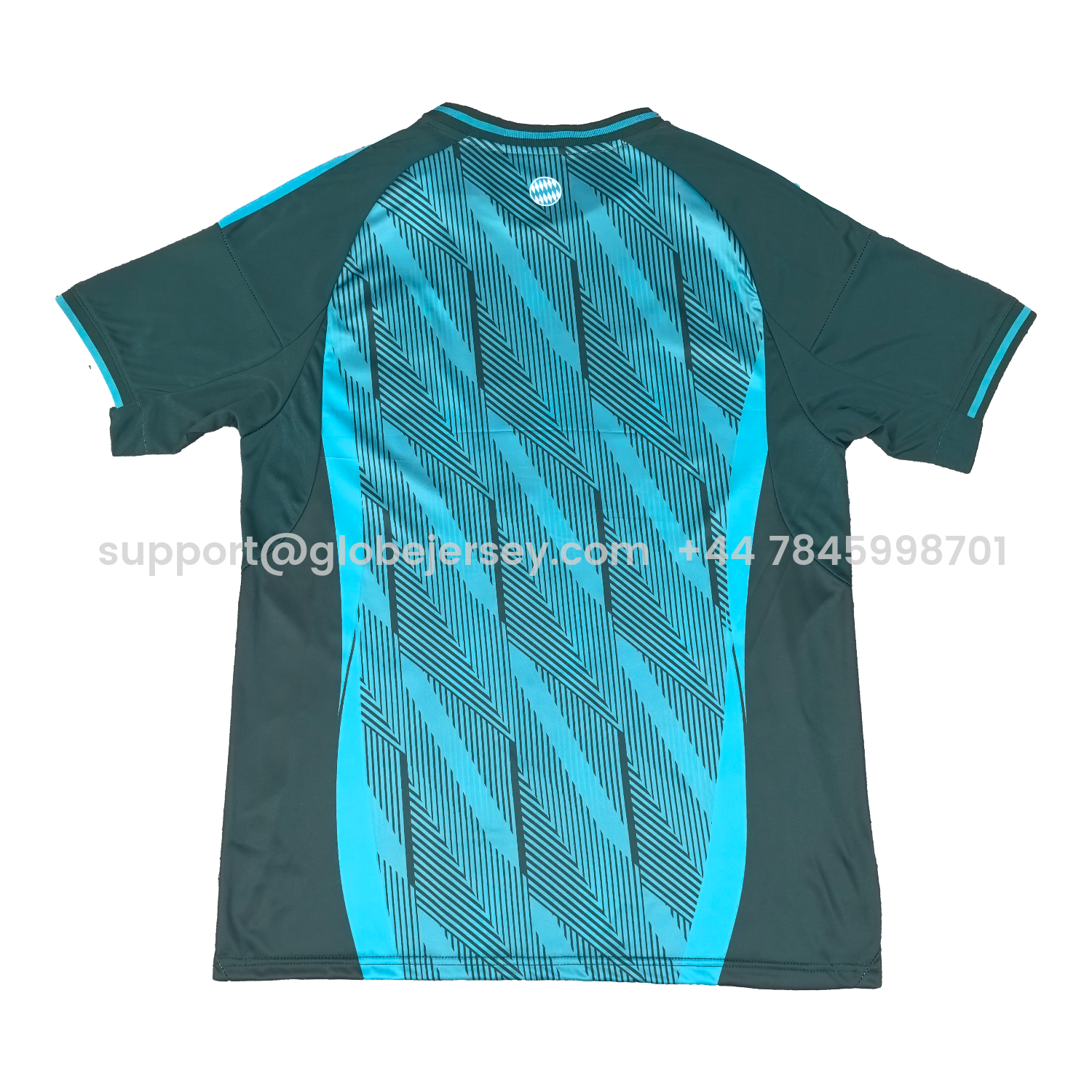 GlobeJersey-Bayern Munich 25-26 Deep Green Blue Lines Special Edition Jersey - Fans Version