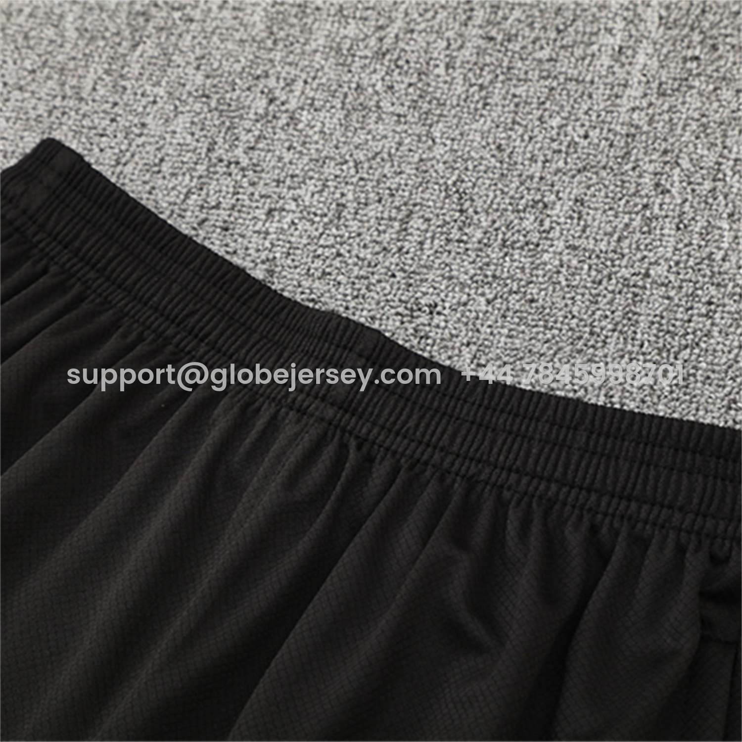 GlobeJersey-Brazil 25-26 Short-Sleeve Training Set - Orange Top & Black Shorts