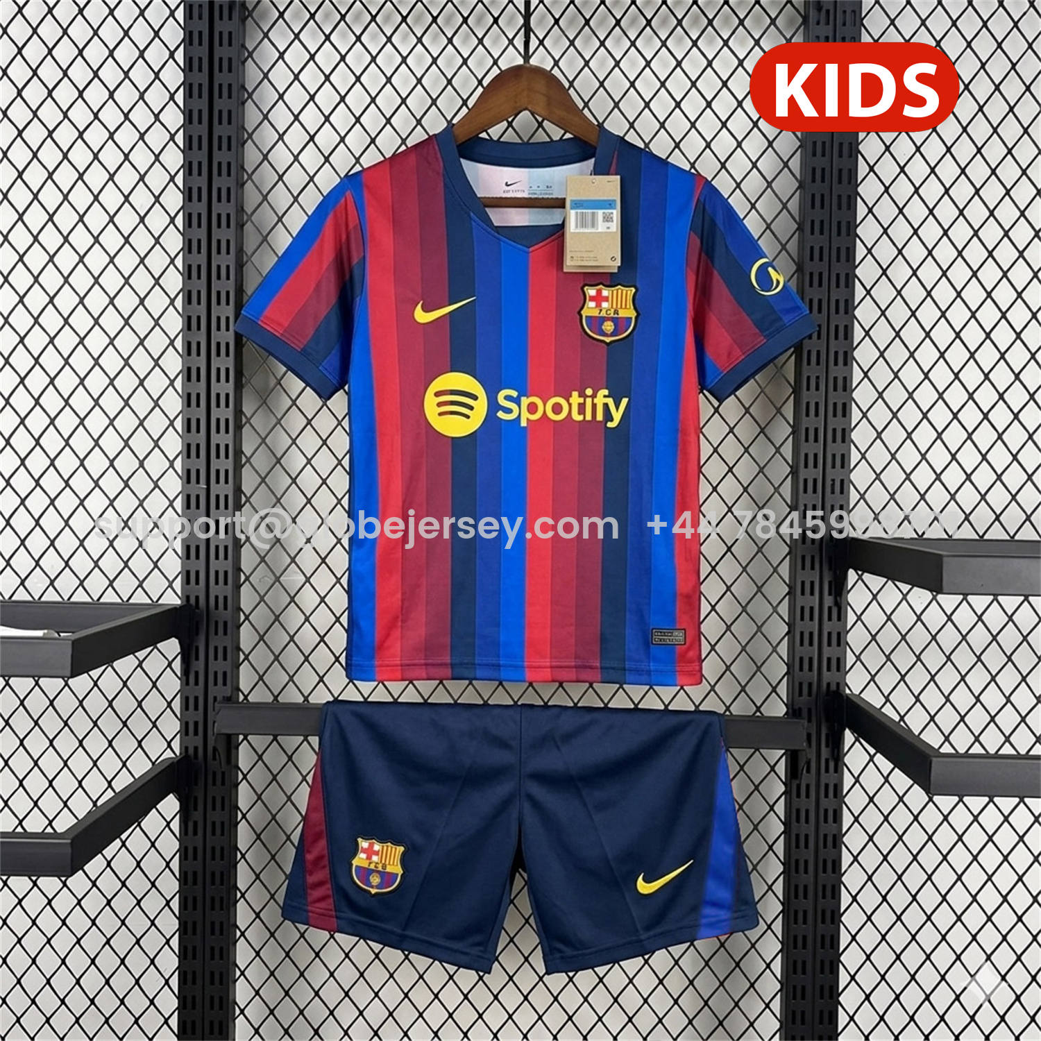 GlobeJersey-Barcelona 26-27 Spotify Home Kids Kit
