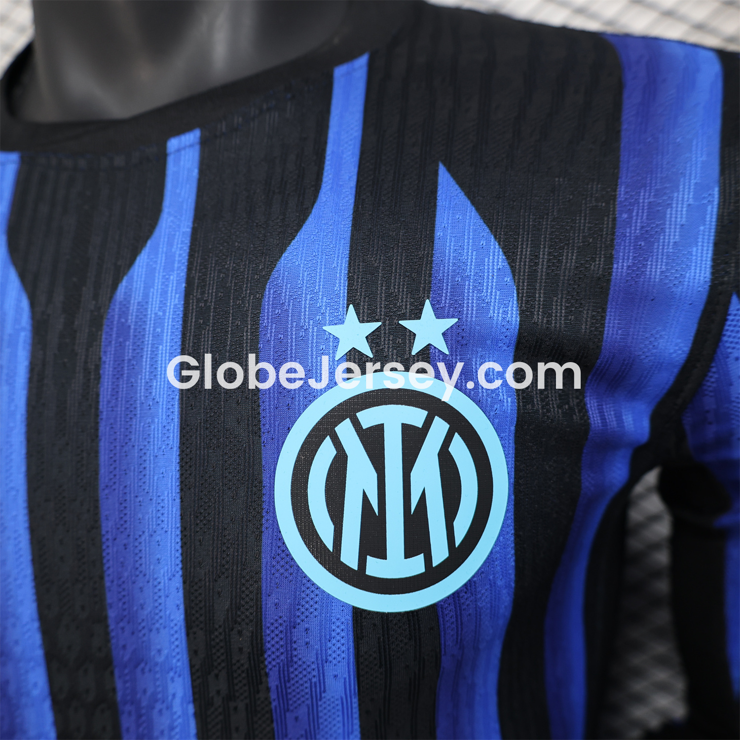 GlobeJersey-Inter Milan 25-26 Home Long Sleeve Jersey - Player Version