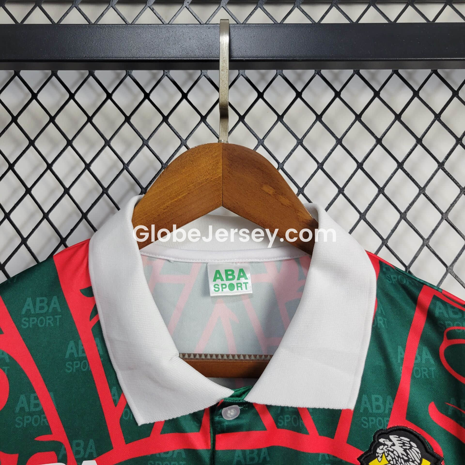 GlobeJersey-Retro Mexico 1997 Third Red Jersey