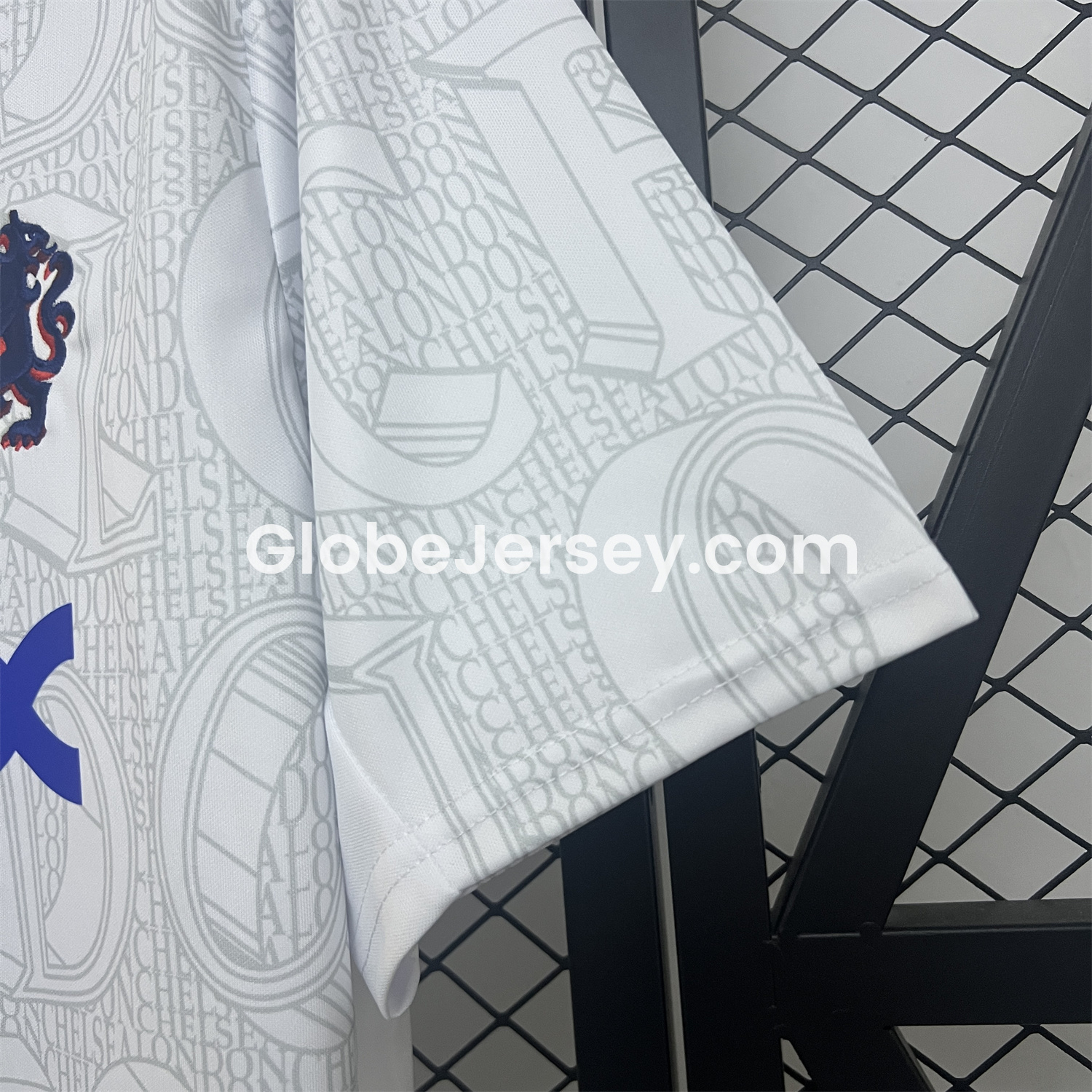 GlobeJersey-C.H.E.L.S.E.A 25-26 White Pre-Match Training Jersey - Fans Version