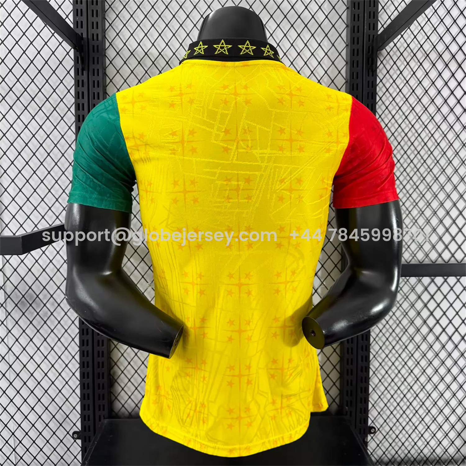 GlobeJersey-Ghana 2026 Coat Of Arms Yellow Special Jersey - Player Version