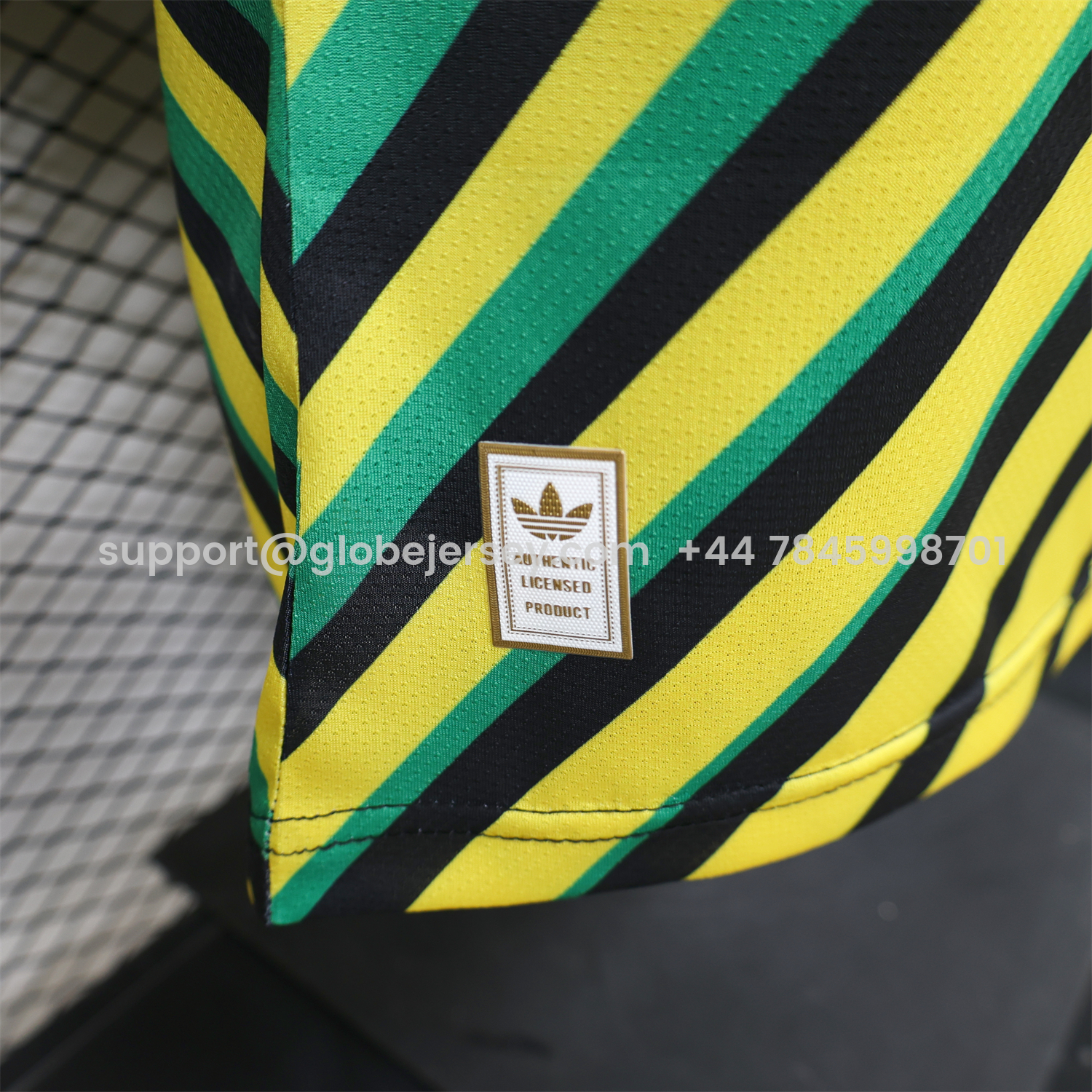 GlobeJersey-Jamaica 2026 Yellow-Green Twill Jersey - Player Version