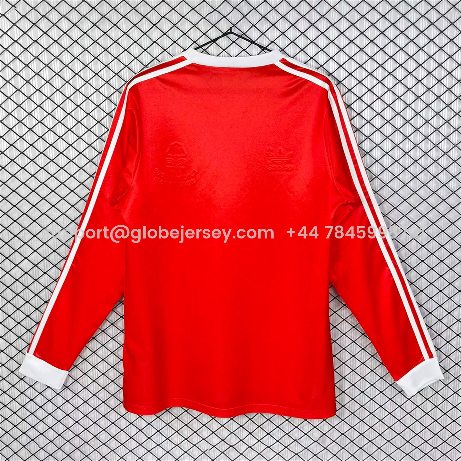 GlobeJersey-Retro Nottingham Forest 1977-80 Home Long Sleeves Jersey