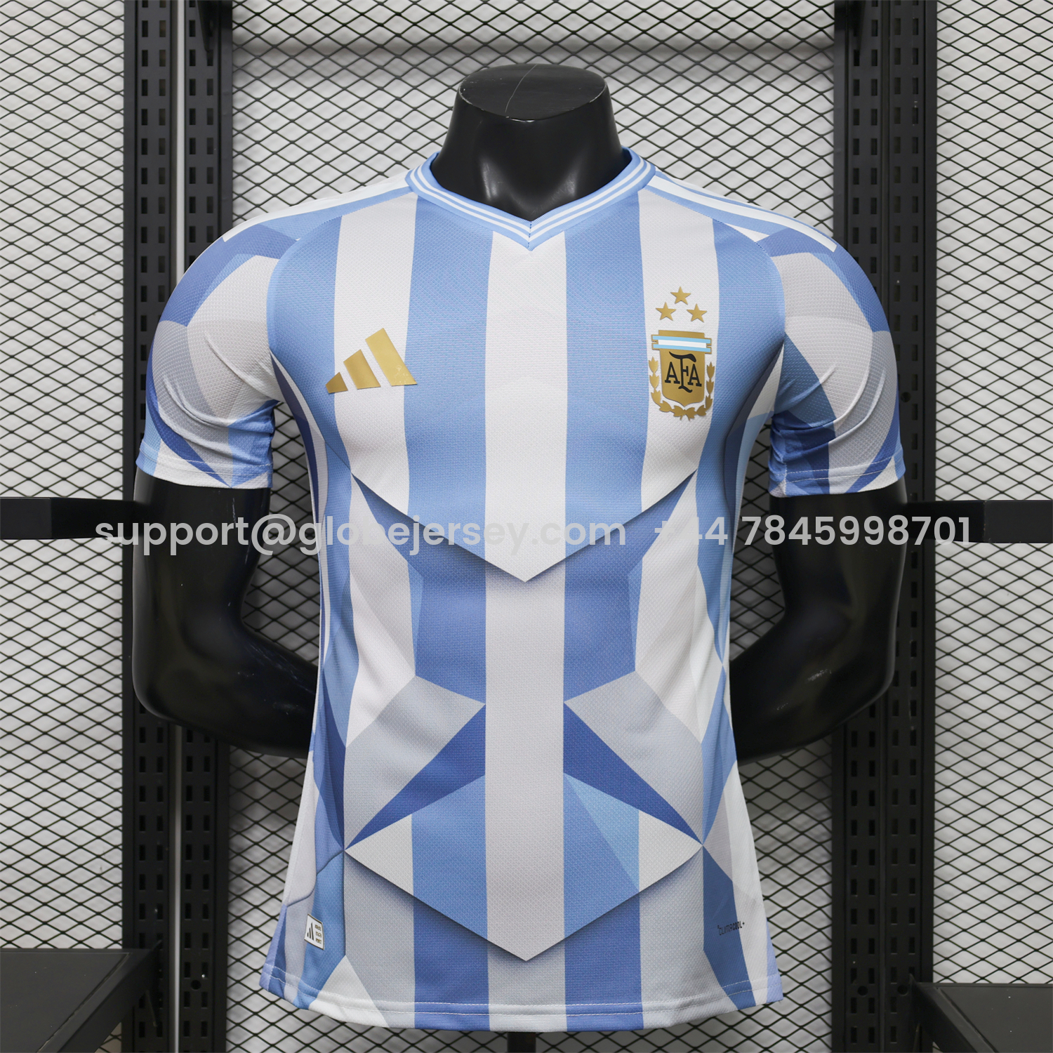 GlobeJersey-Argentina 2026 Light Blue Water Chestnut Special Jersey - Player Version