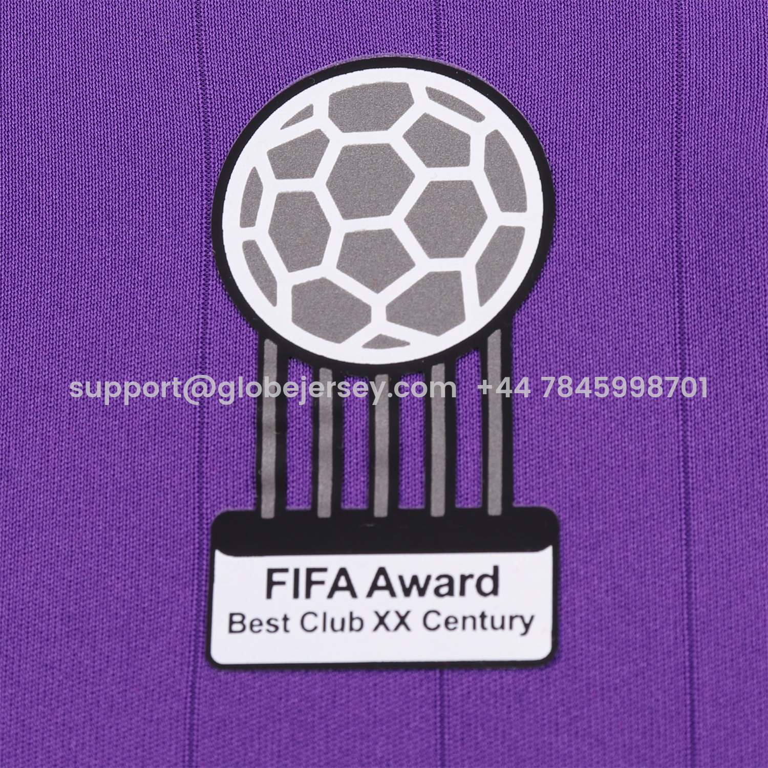 GlobeJersey-Retro Real Madrid 2006-07 Away Purple Kids Kit